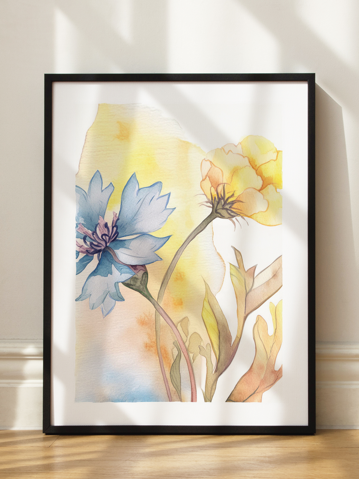 Floral Watercolor Poster