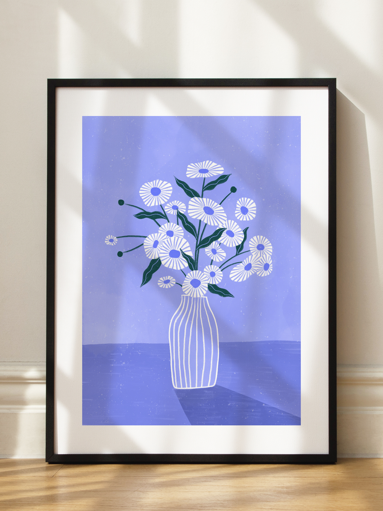 Flowers In Blue