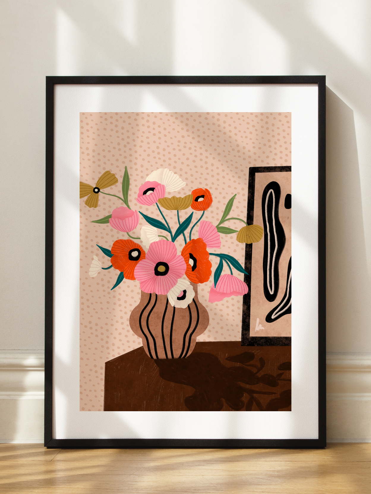 Flowers On Sideboard
