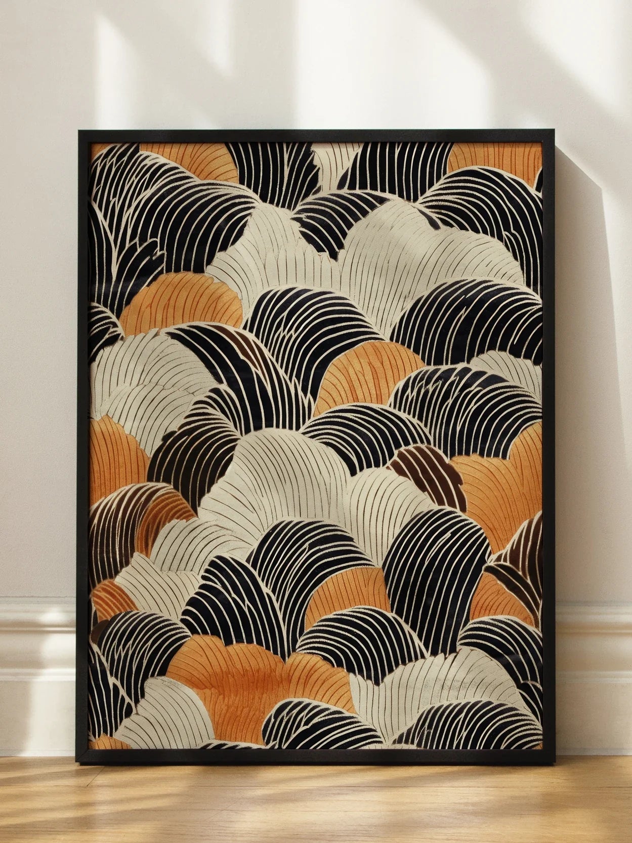 Flowing Wavescape Poster