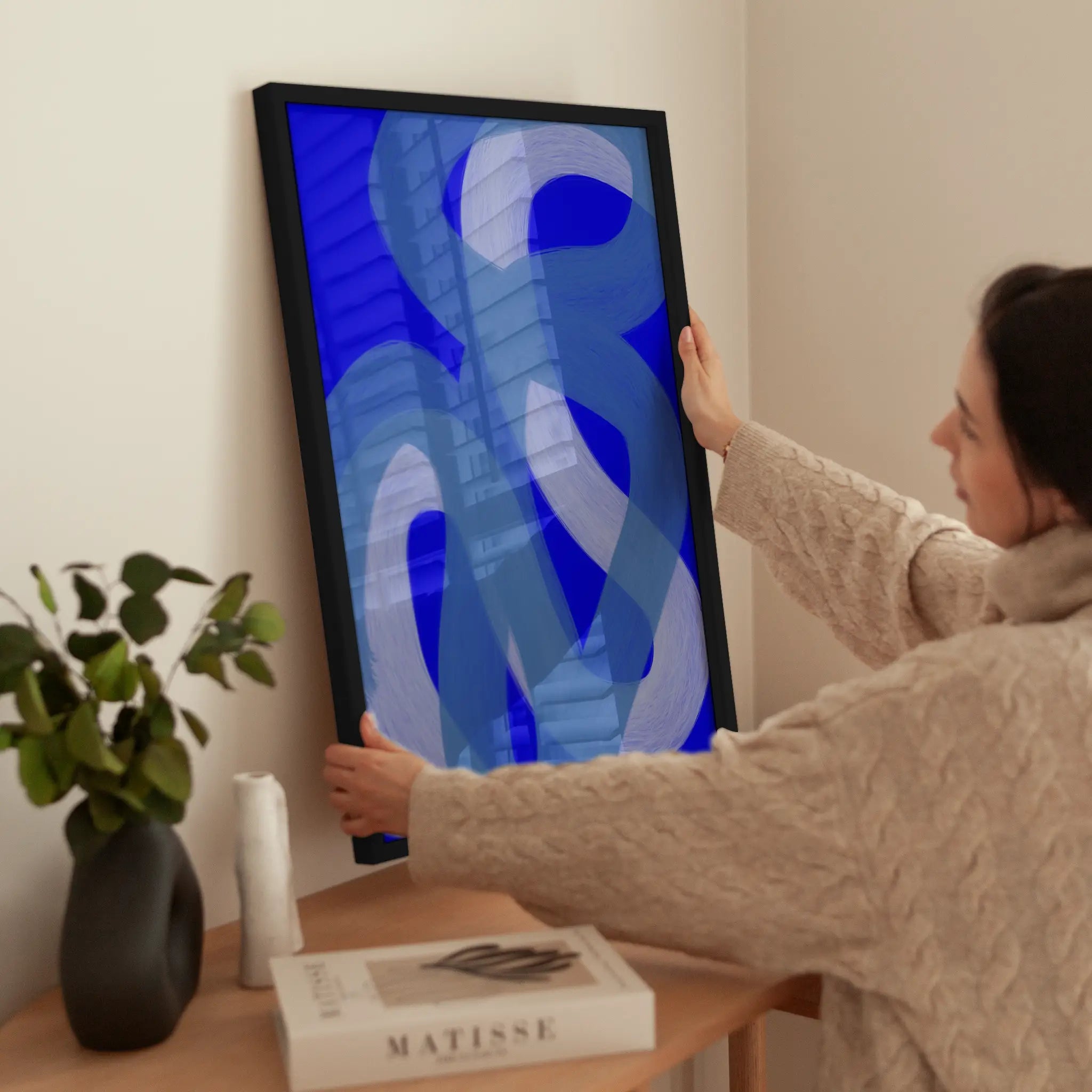 Fluid Blue wird aufgehängt