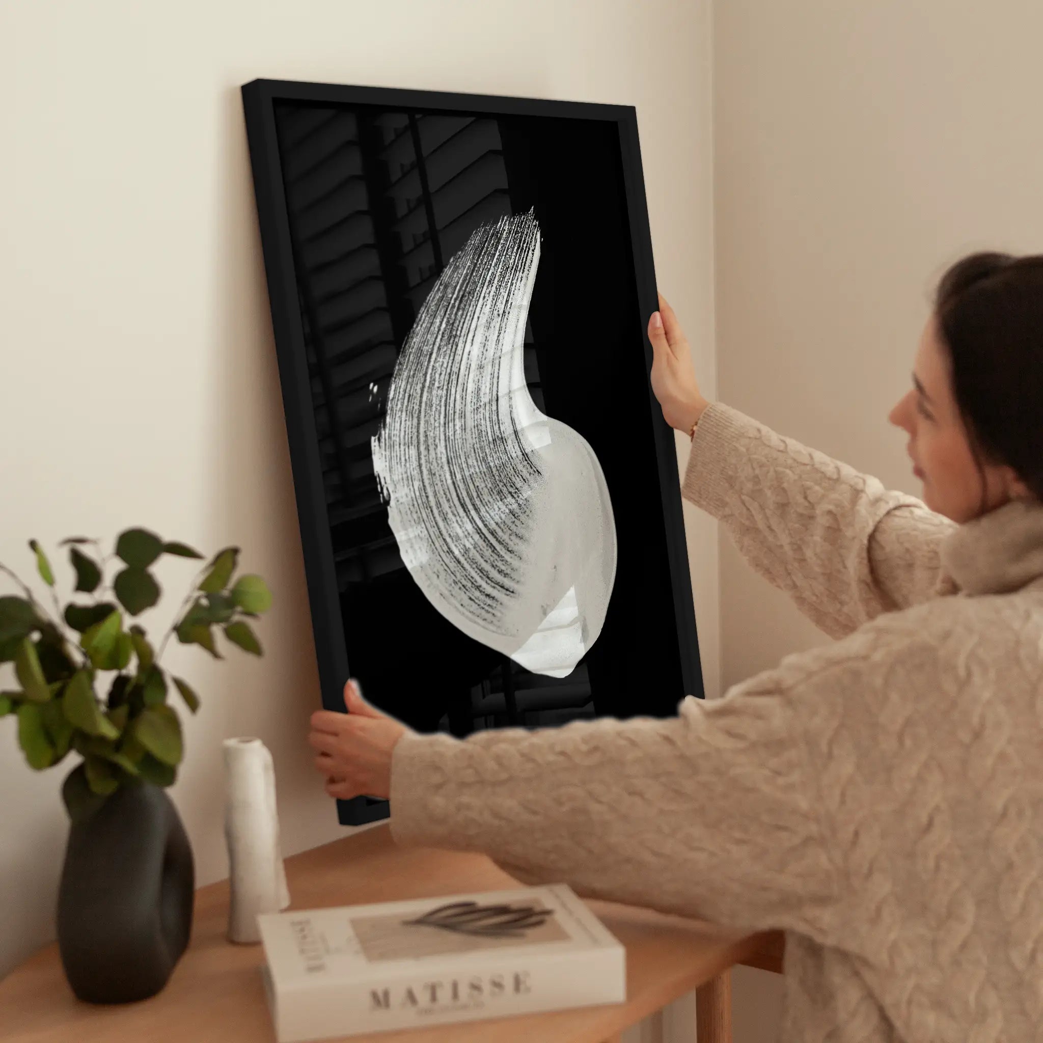 Fluid Grace wird aufgehängt