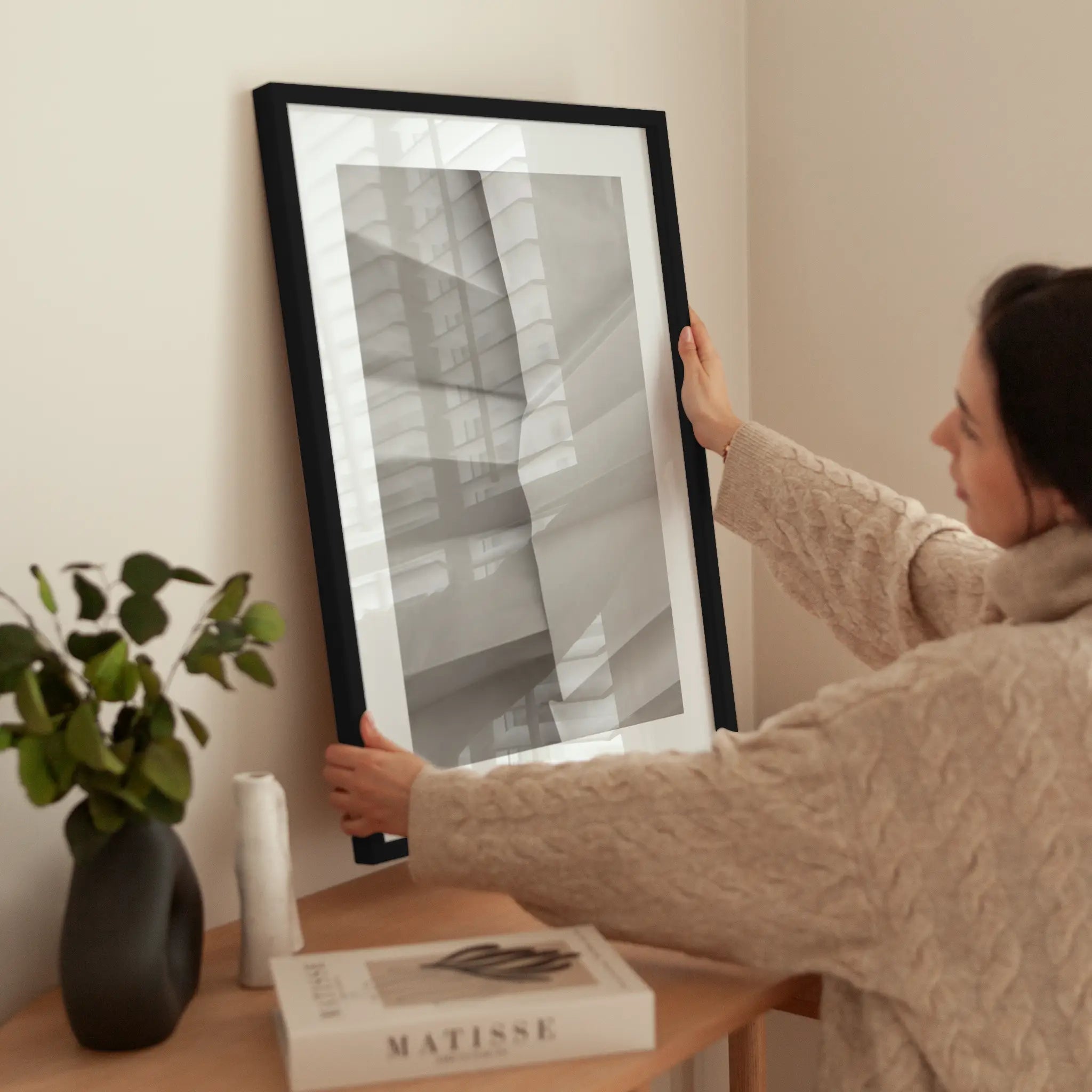 Folded Paper wird aufgehängt