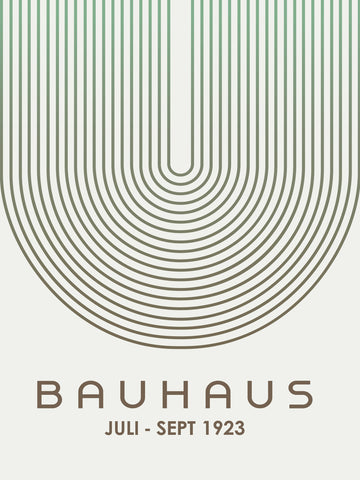 Grafische Illustration mit grüner U-Form und braunem Text auf hellgrauem Hintergrund.