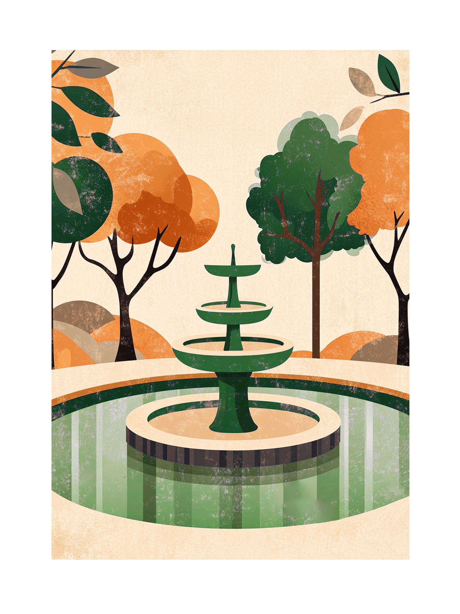 Autumn Fountain