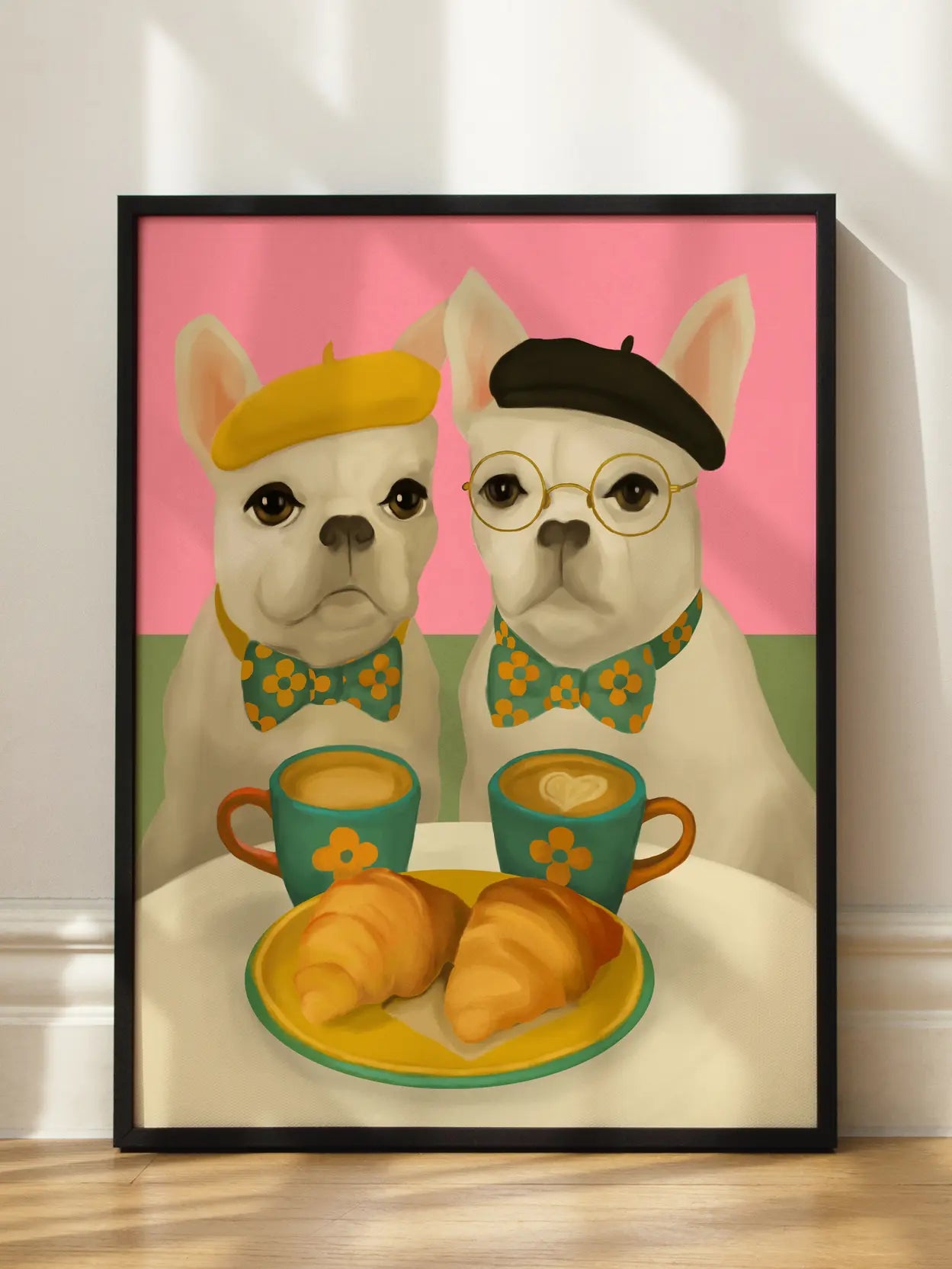 French Bulldogs Poster