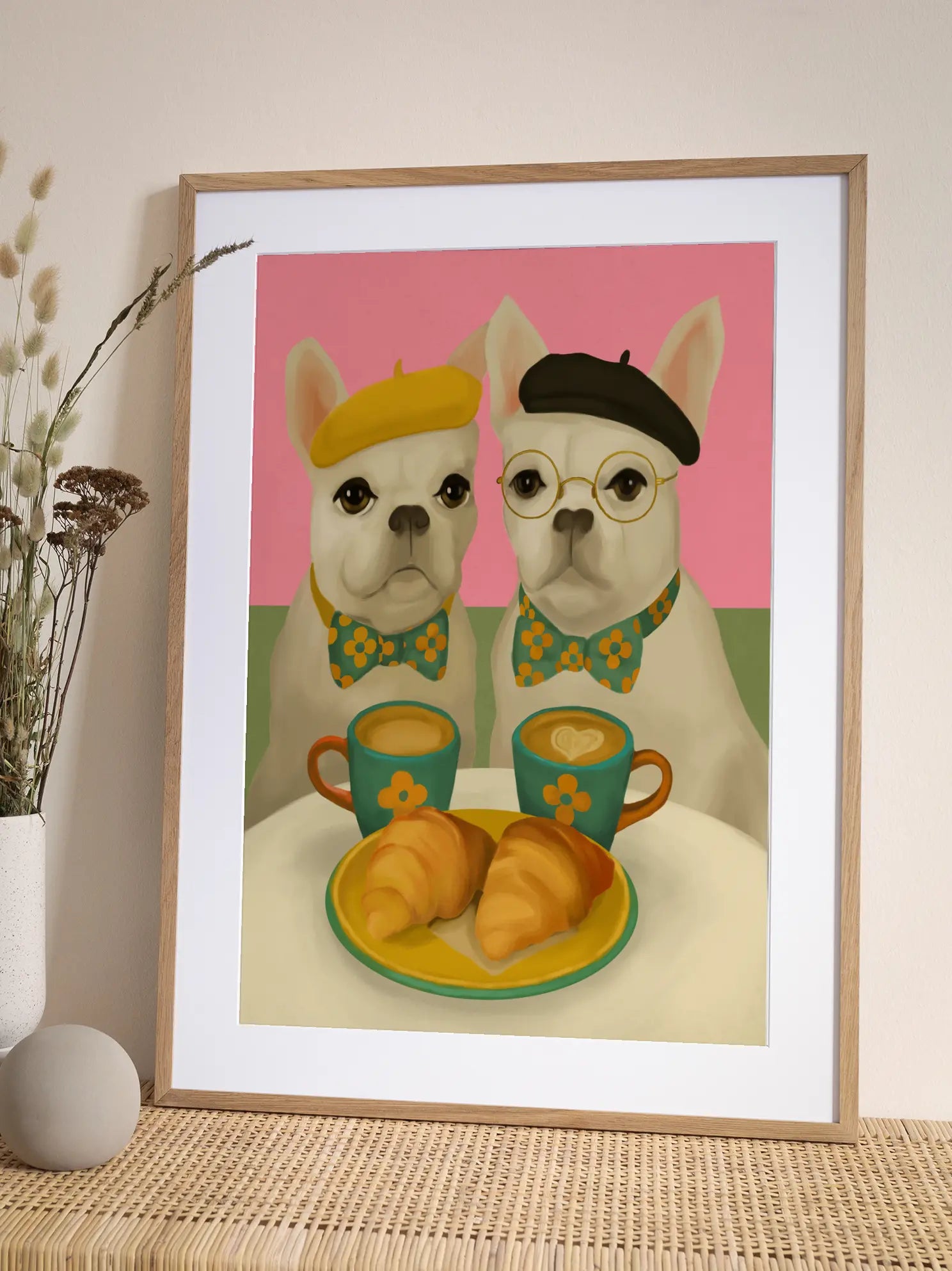 French Bulldogs Poster