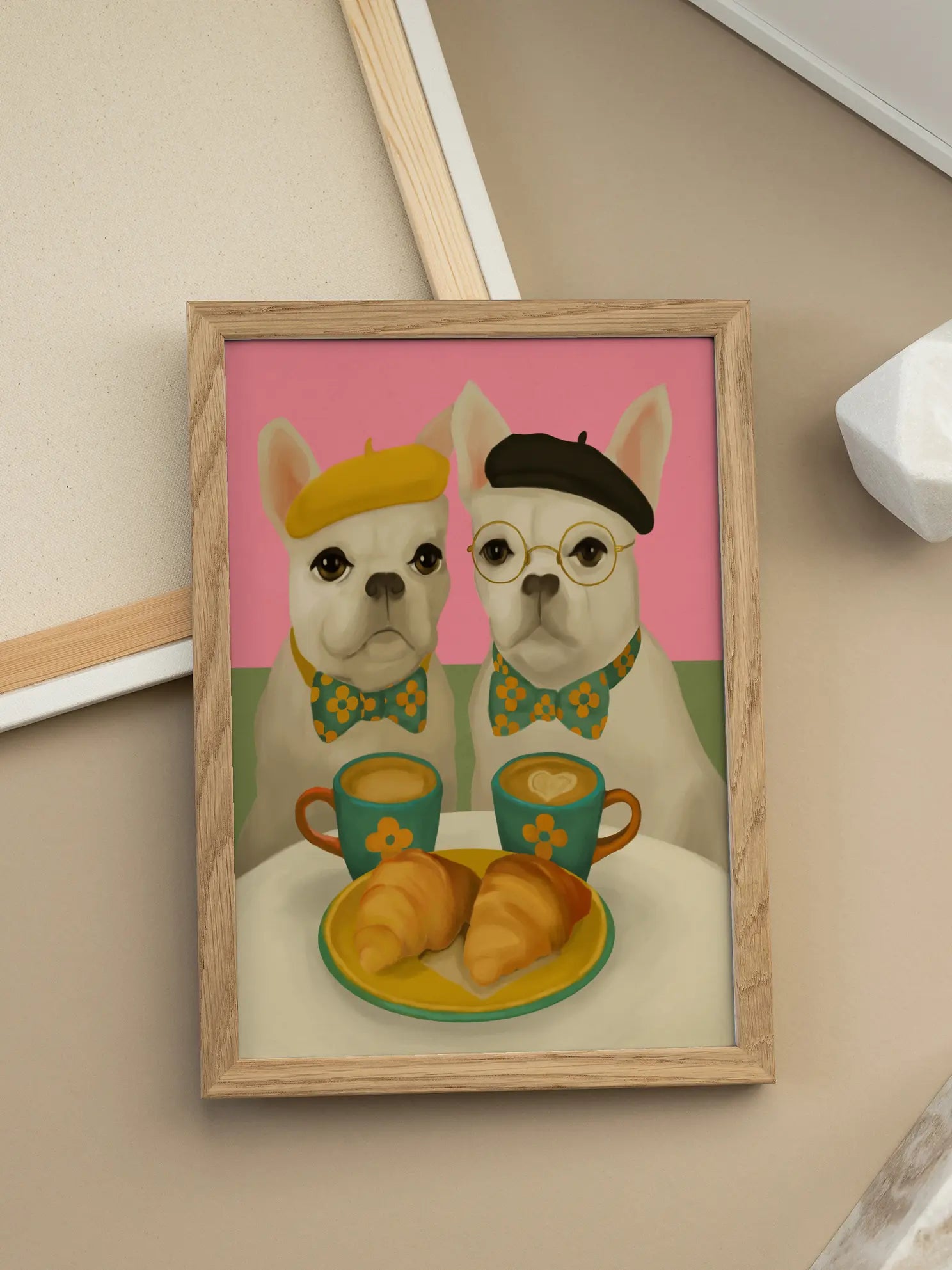 French Bulldogs Poster