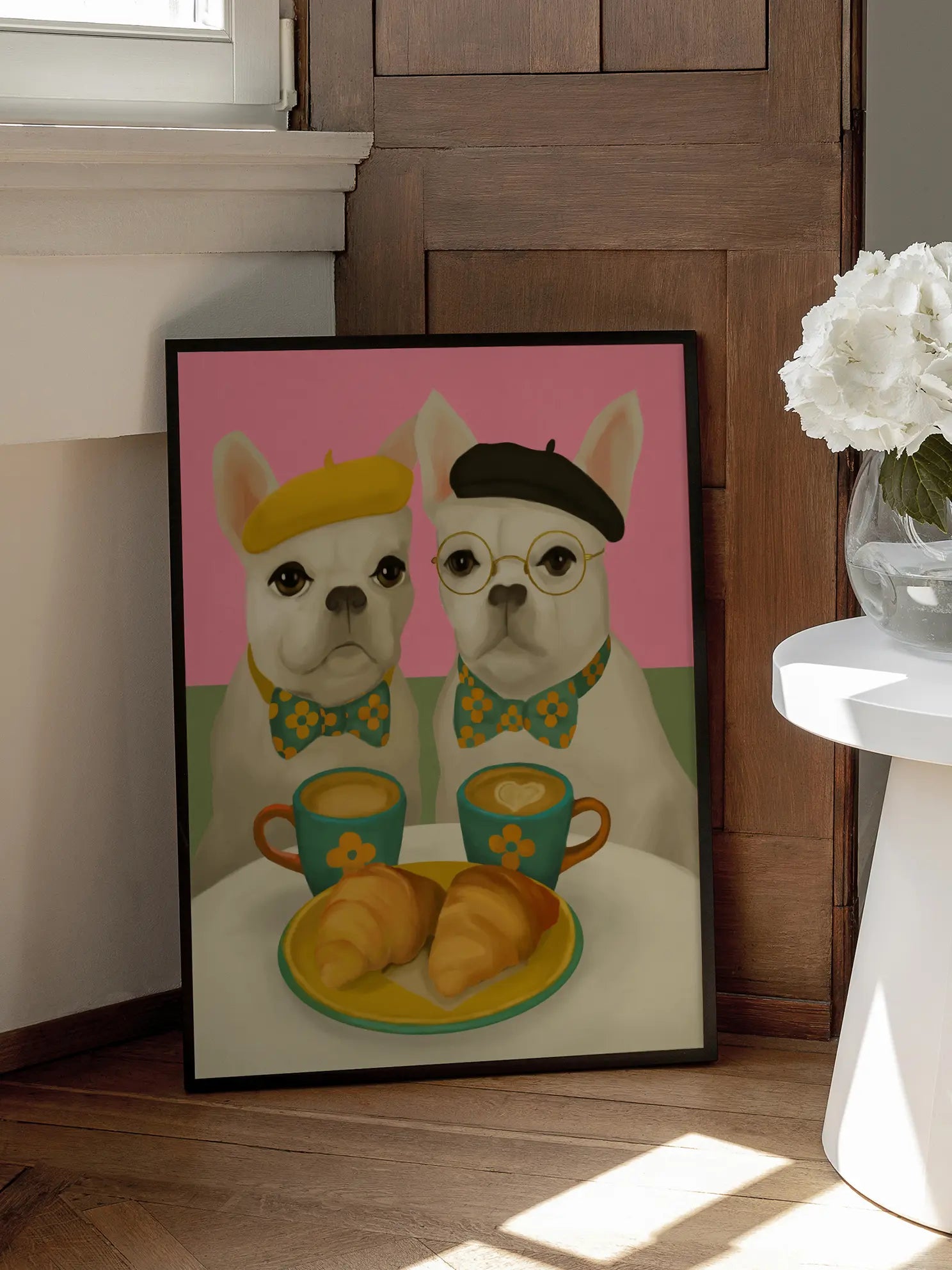 French Bulldogs Poster