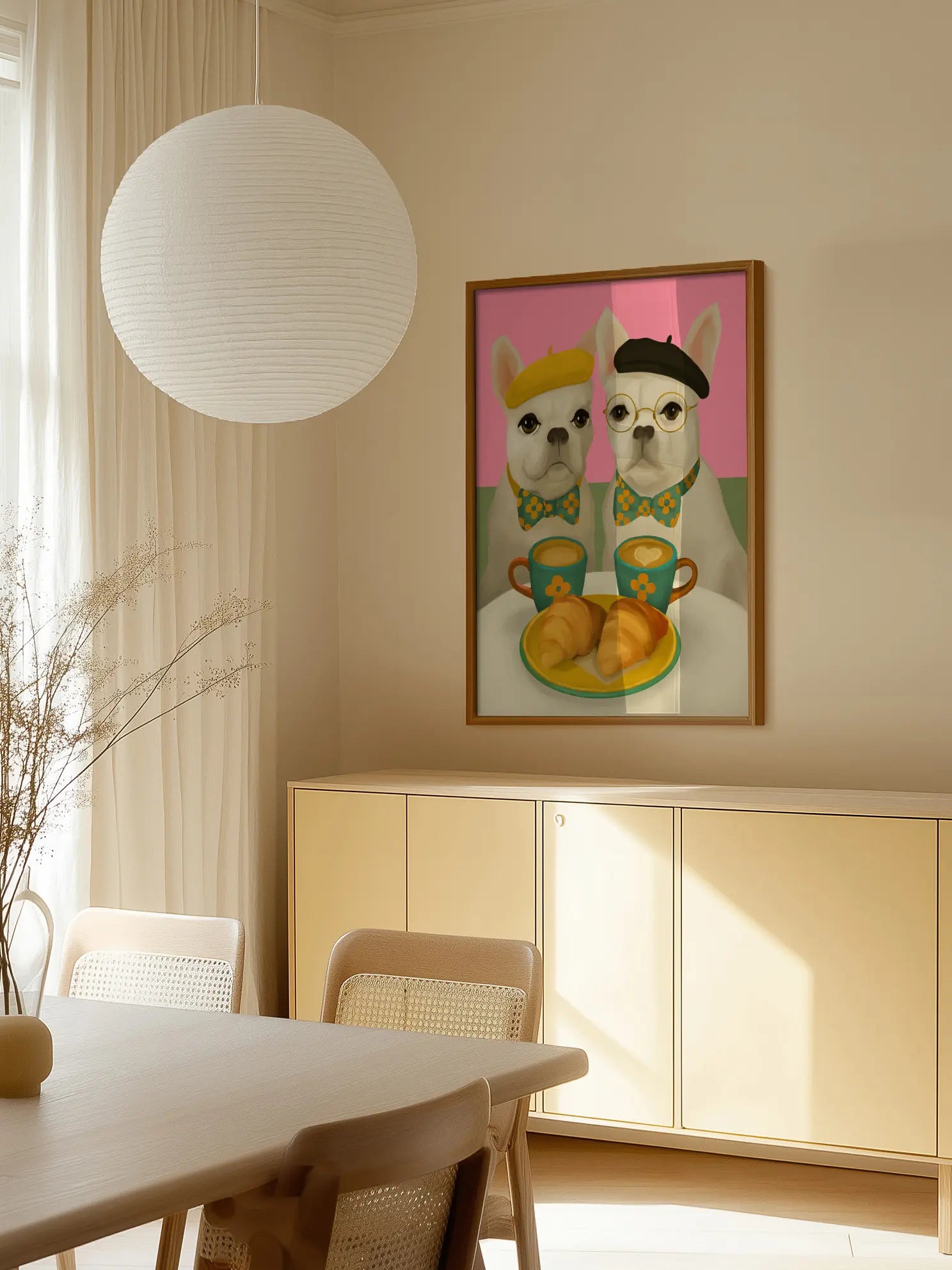 French Bulldogs Poster