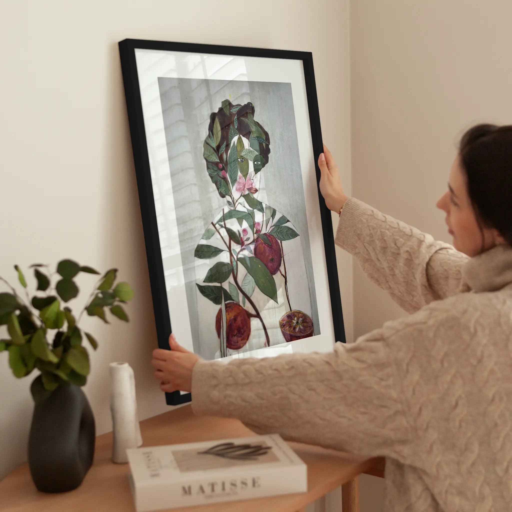 Fruity Lady wird aufgehängt