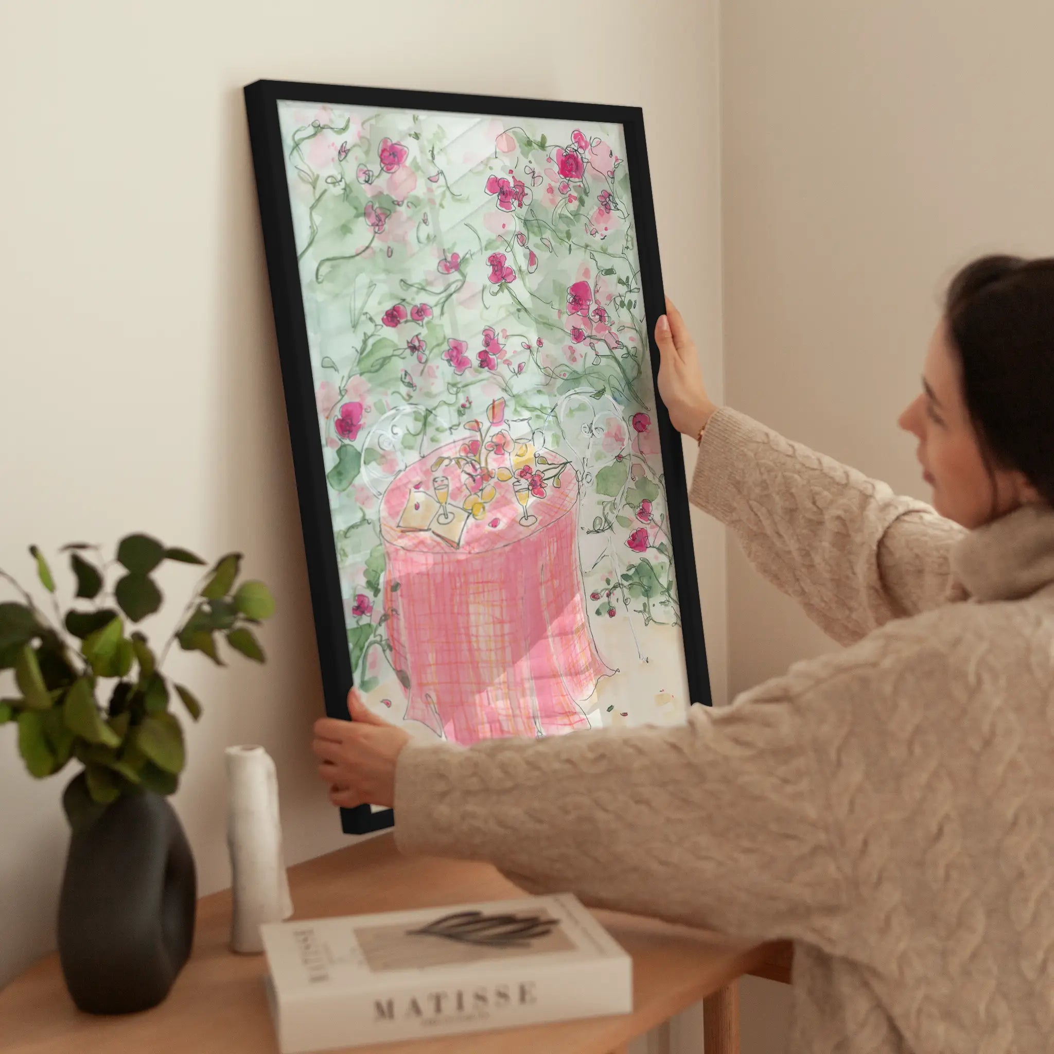 Garden Lunch wird aufgehängt