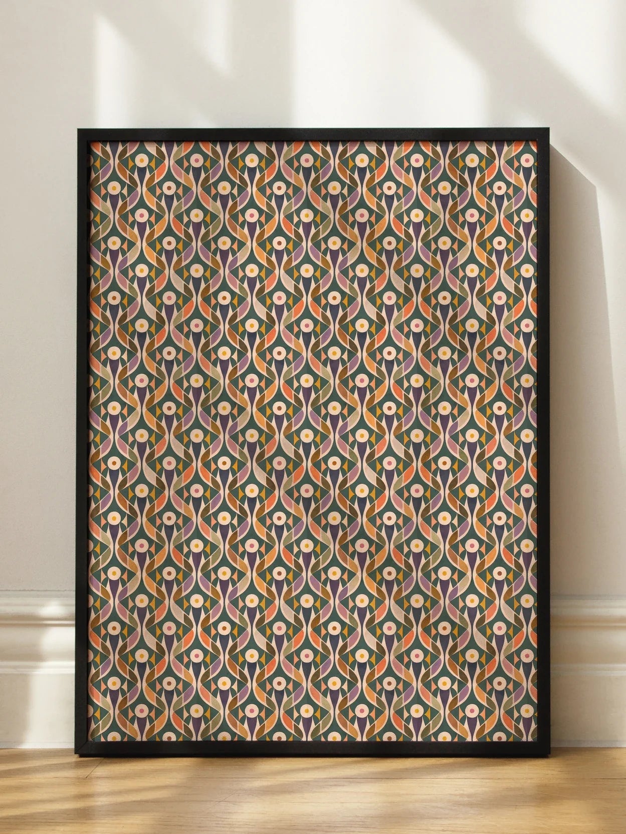 Geometric Bloom Poster