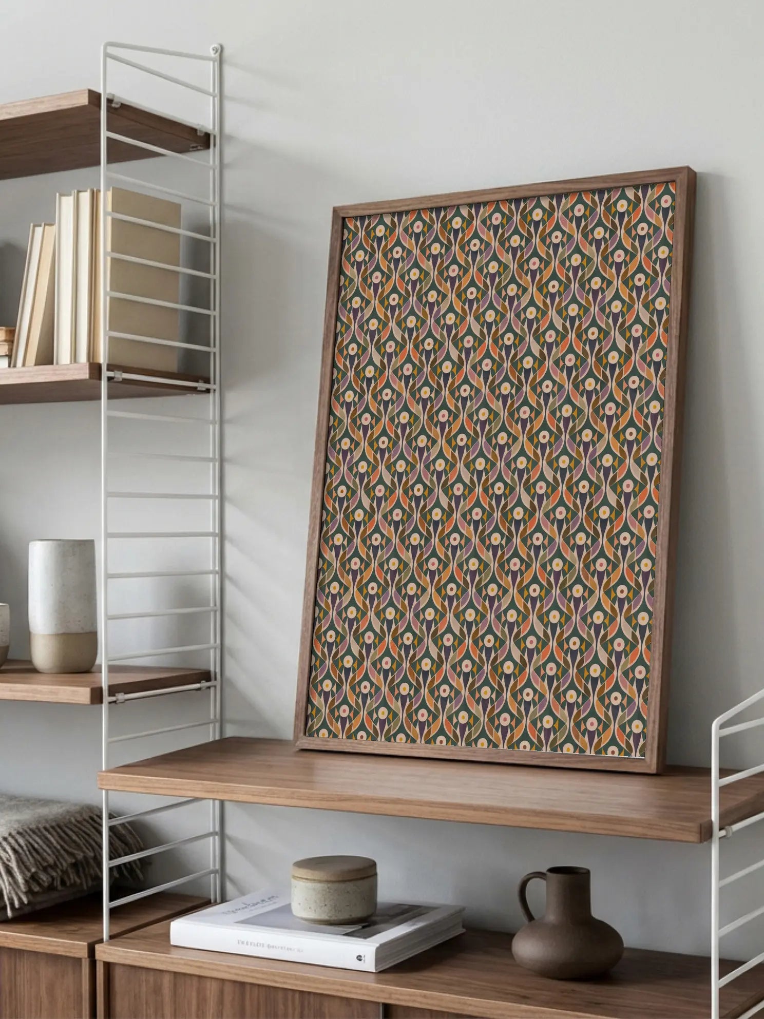 Geometric Bloom Poster