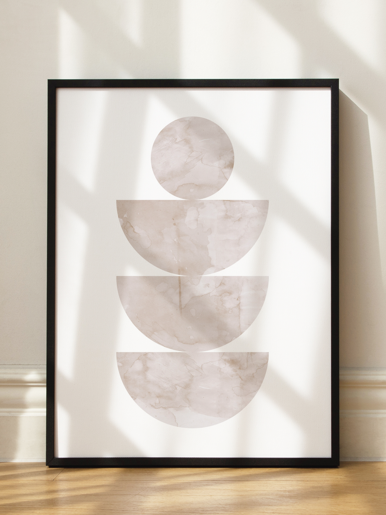 Geometric Marble Poster