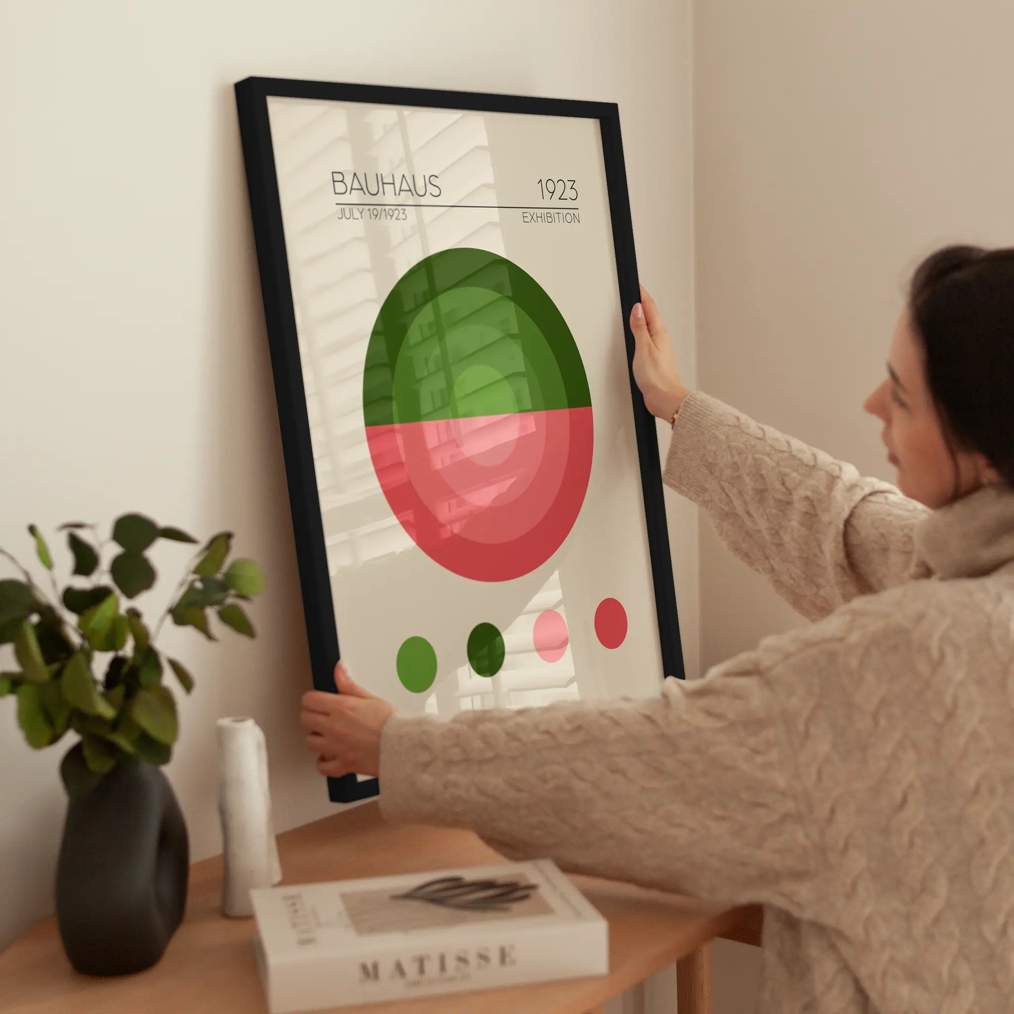 Geometrical Harmony wird aufgehängt