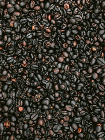 Geröstete Coffee Beans Detail
