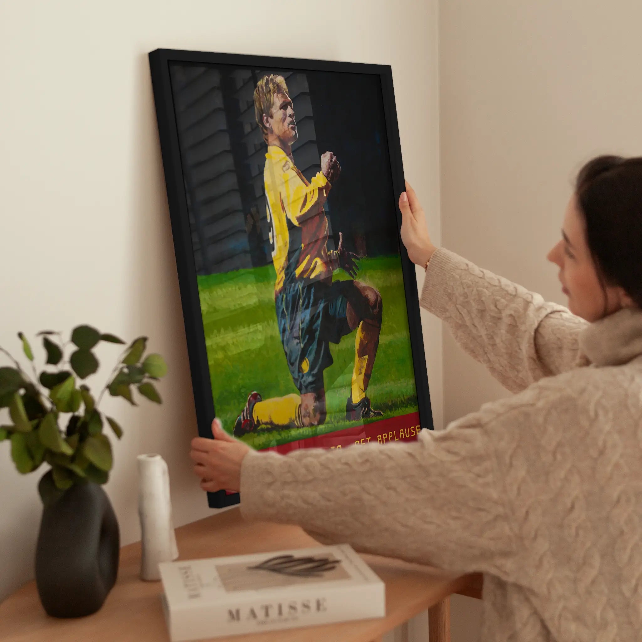 Get Applause wird aufgehängt