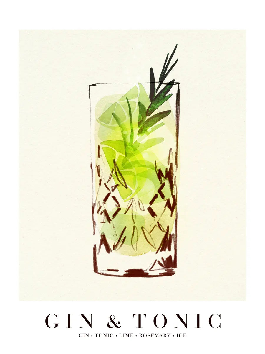 Gin & Tonic Graphic