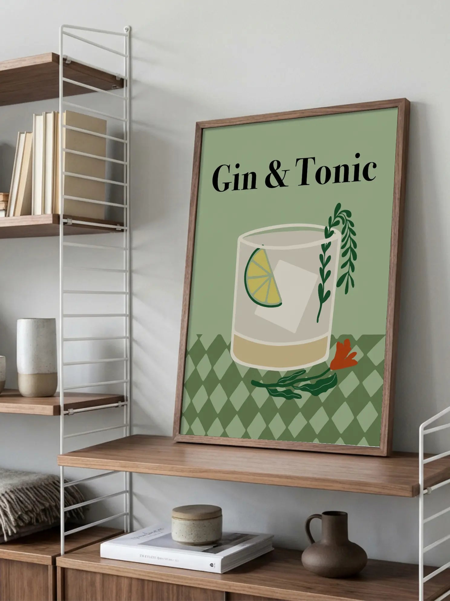Gin and Tonic Minimalist Poster