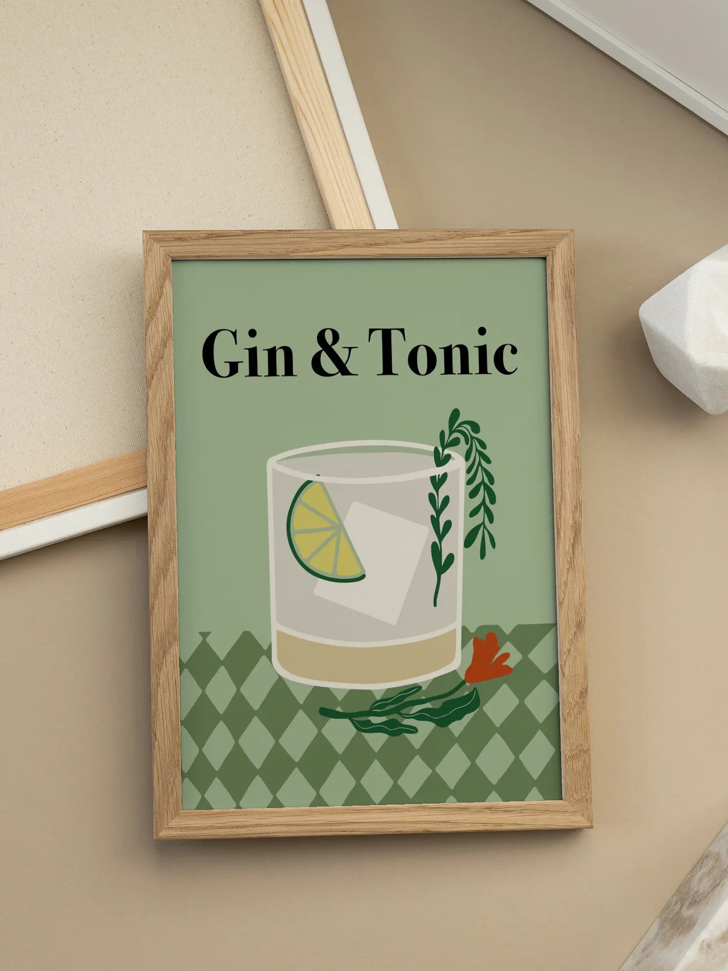 Gin and Tonic Minimalist Poster