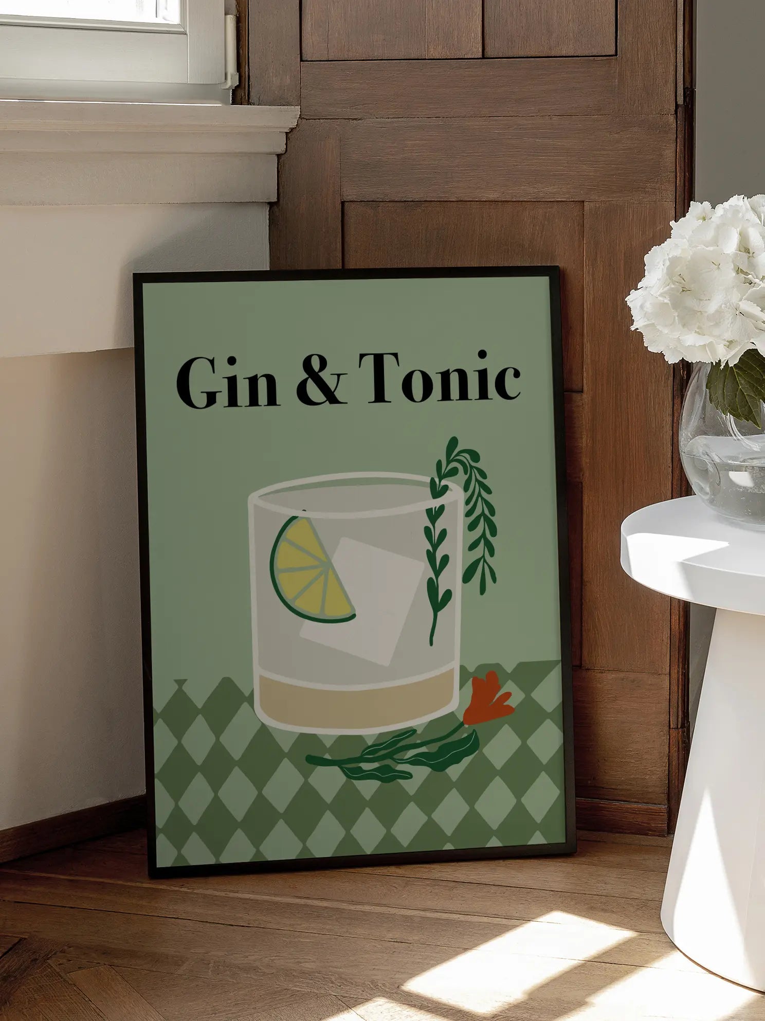Gin and Tonic Minimalist Poster