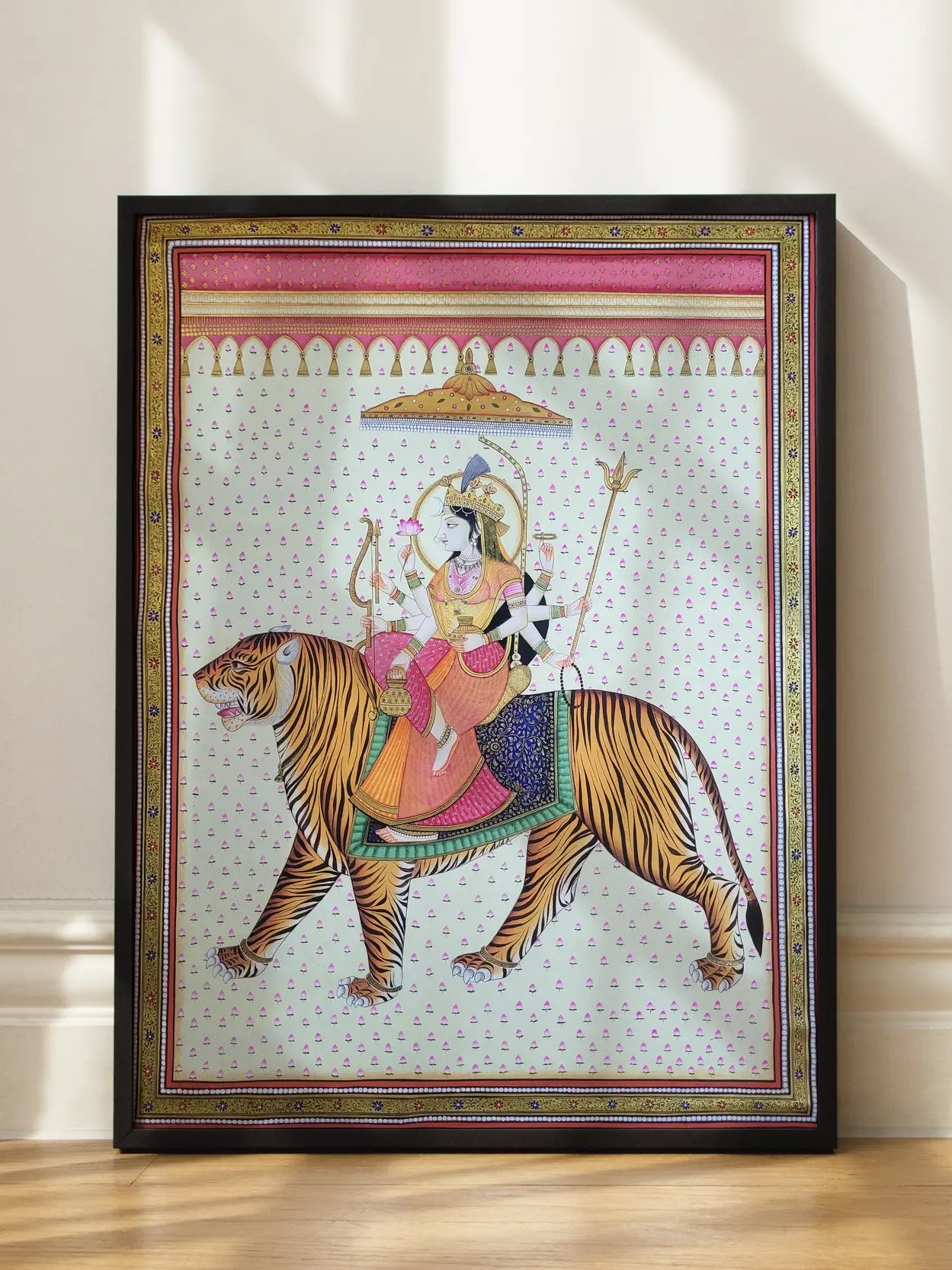 Goddess Durga with Tiger