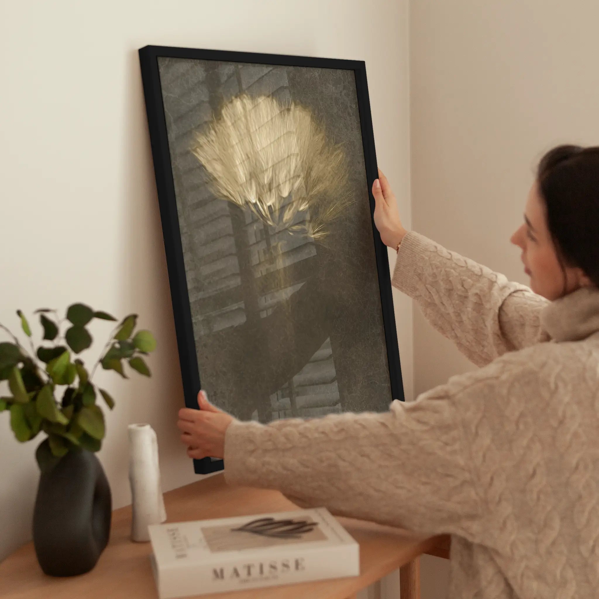 Golden Flower wird aufgehängt