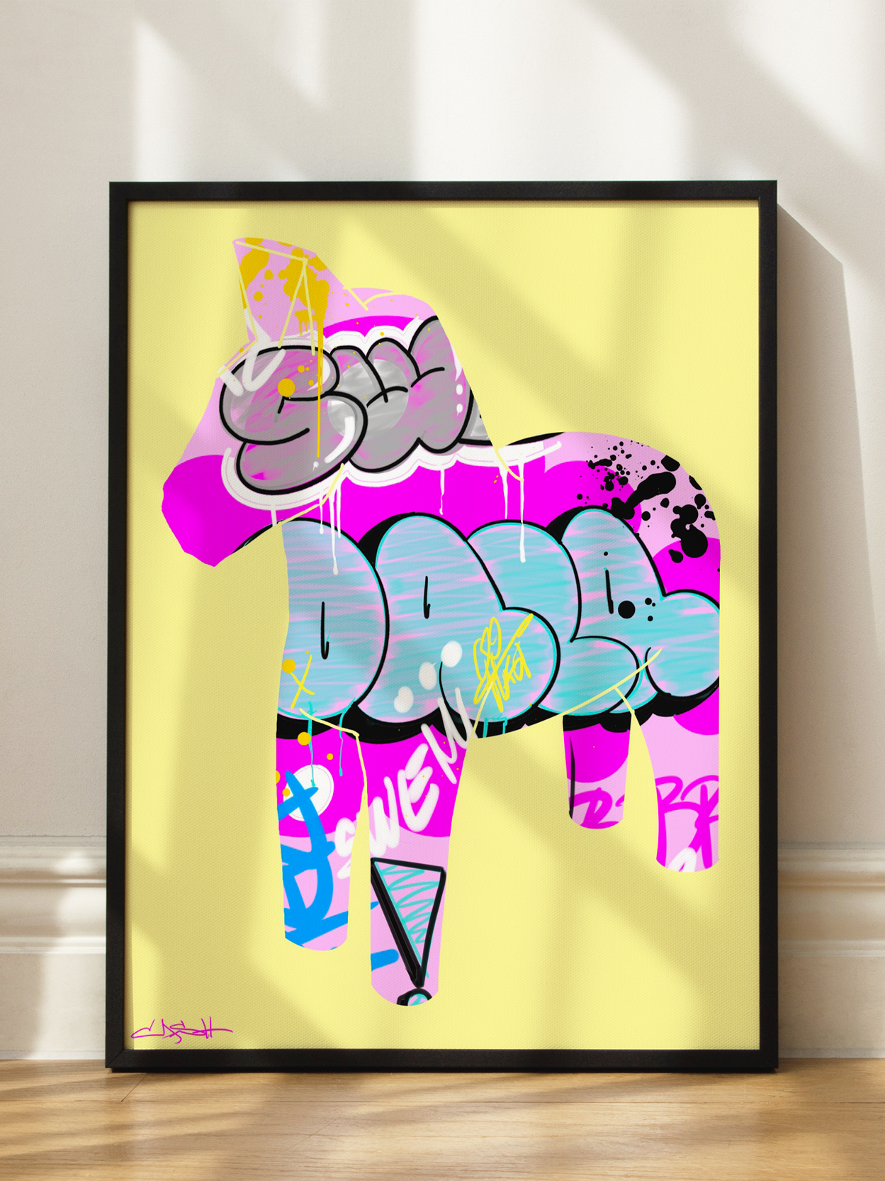 Graffiti Dala Horse No1