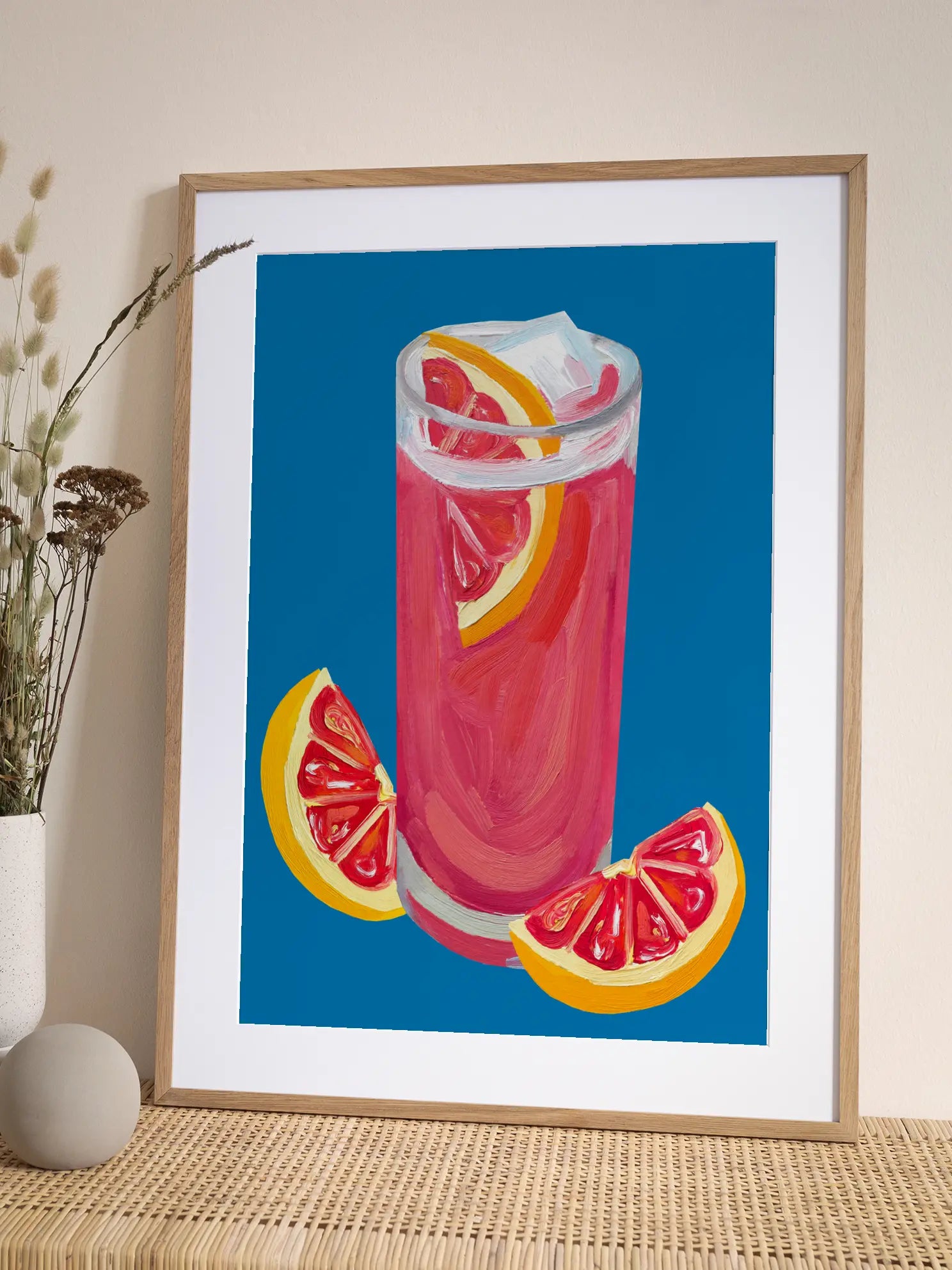 Grapefruit Cocktail Poster