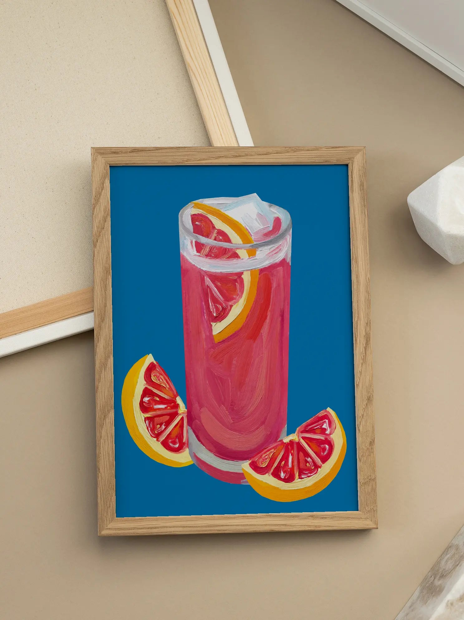 Grapefruit Cocktail Poster