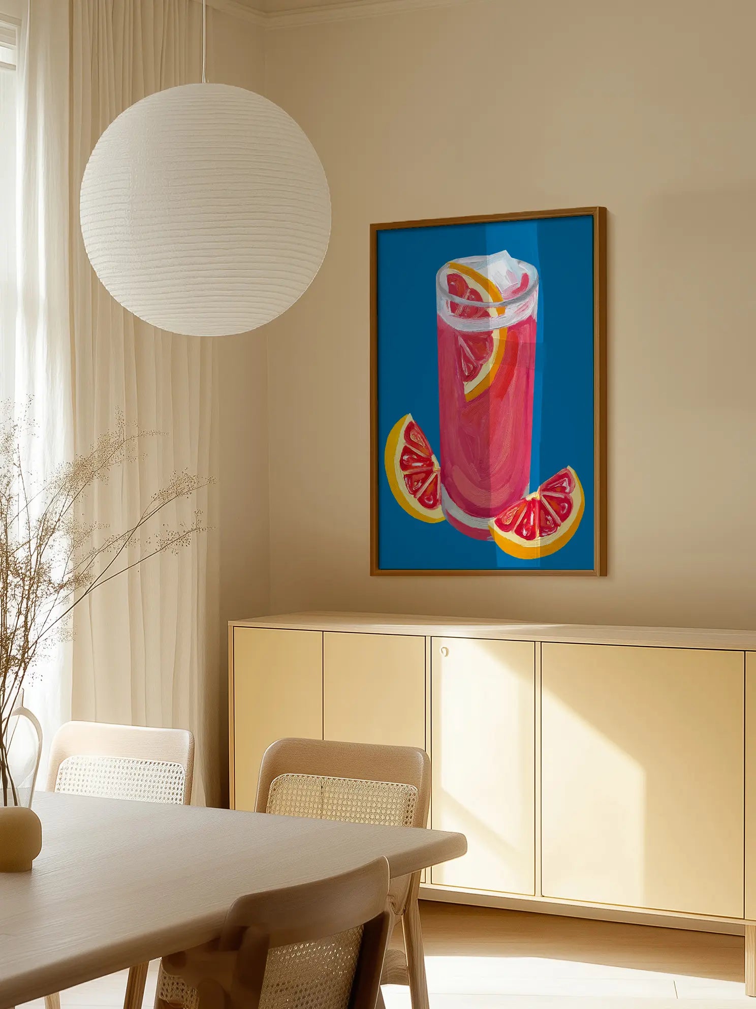 Grapefruit Cocktail Poster