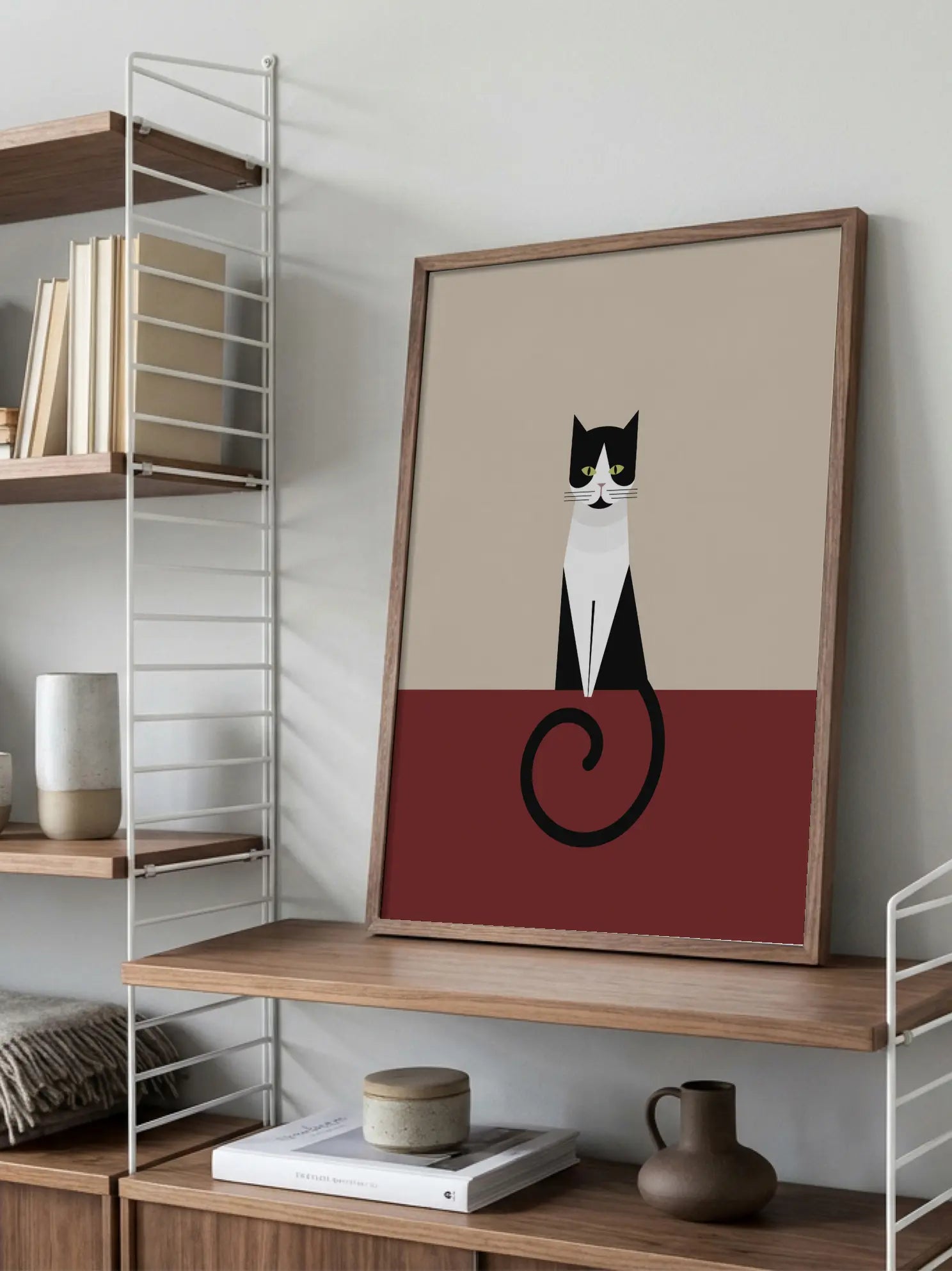 Graphic Cat Poster