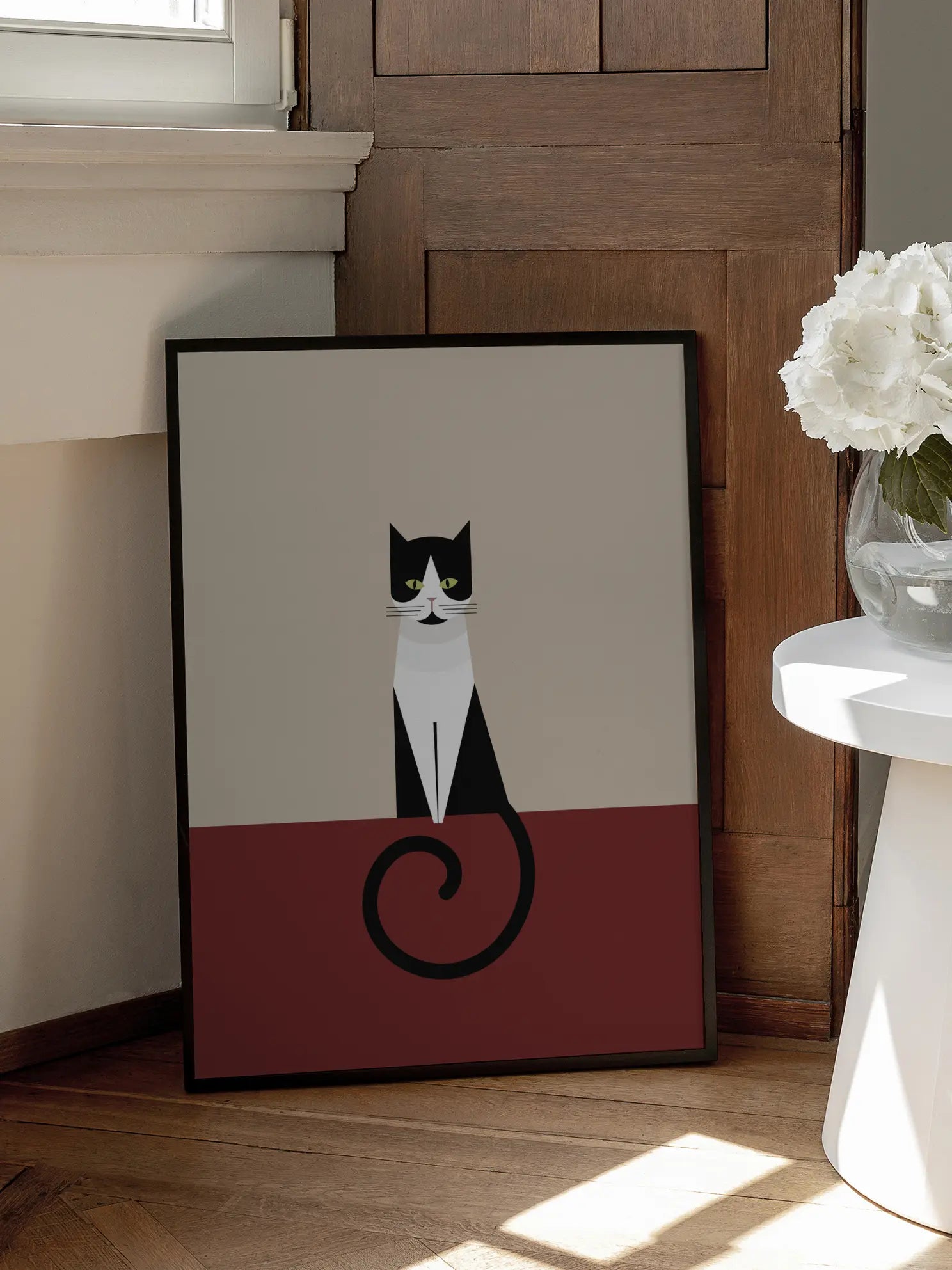 Graphic Cat Poster