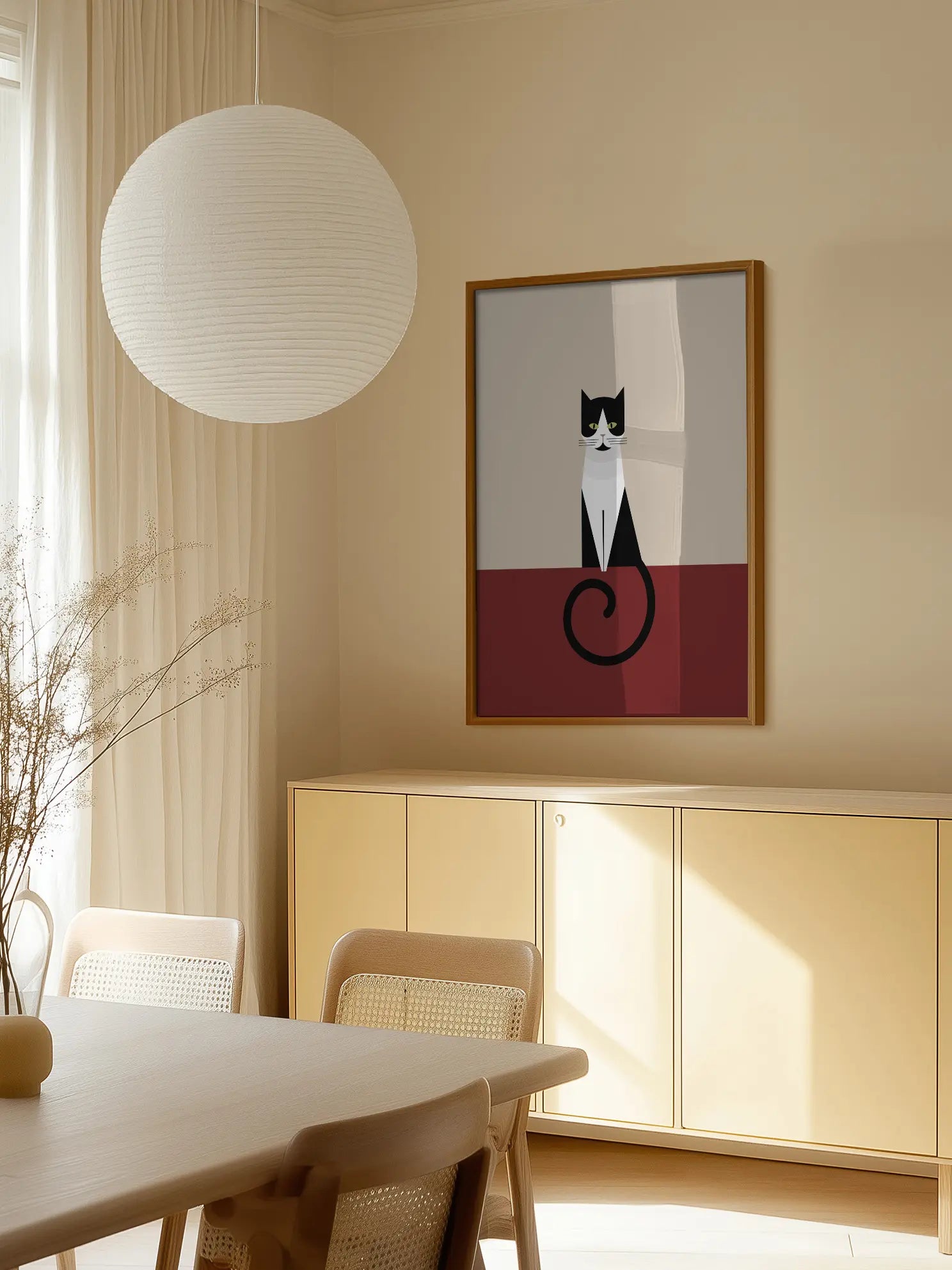Graphic Cat Poster
