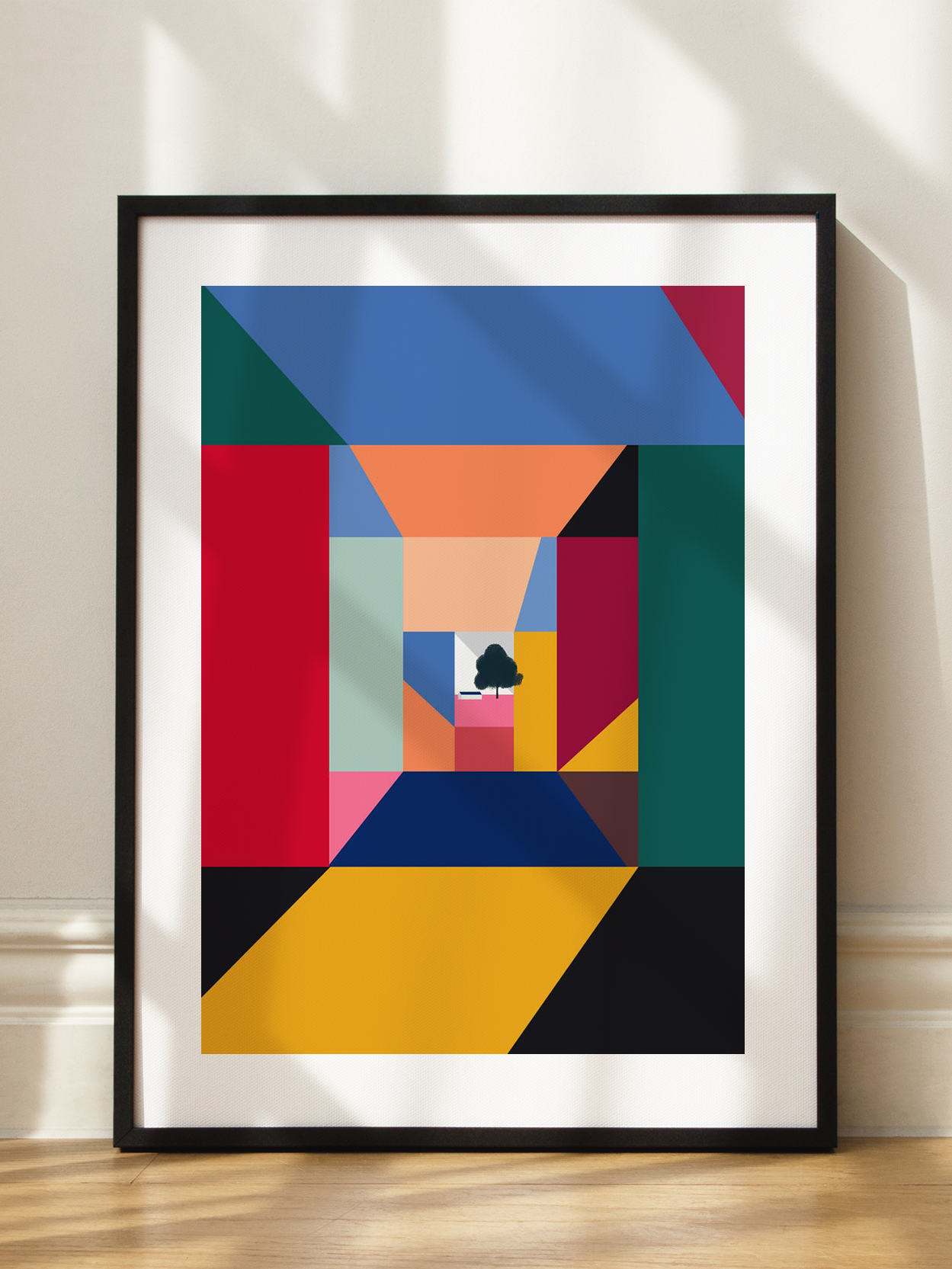 Graphic Colorful House