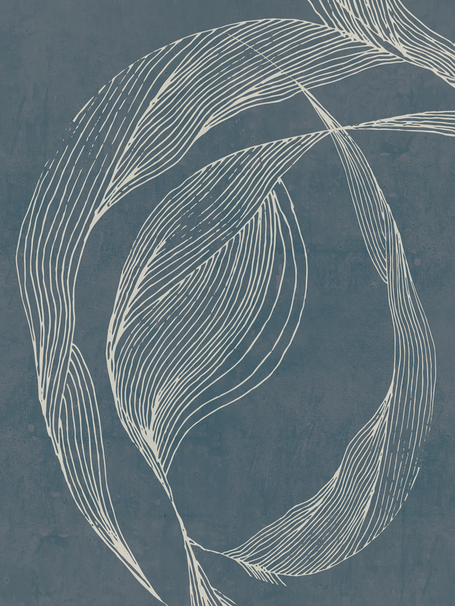 Graphic Leaves Poster