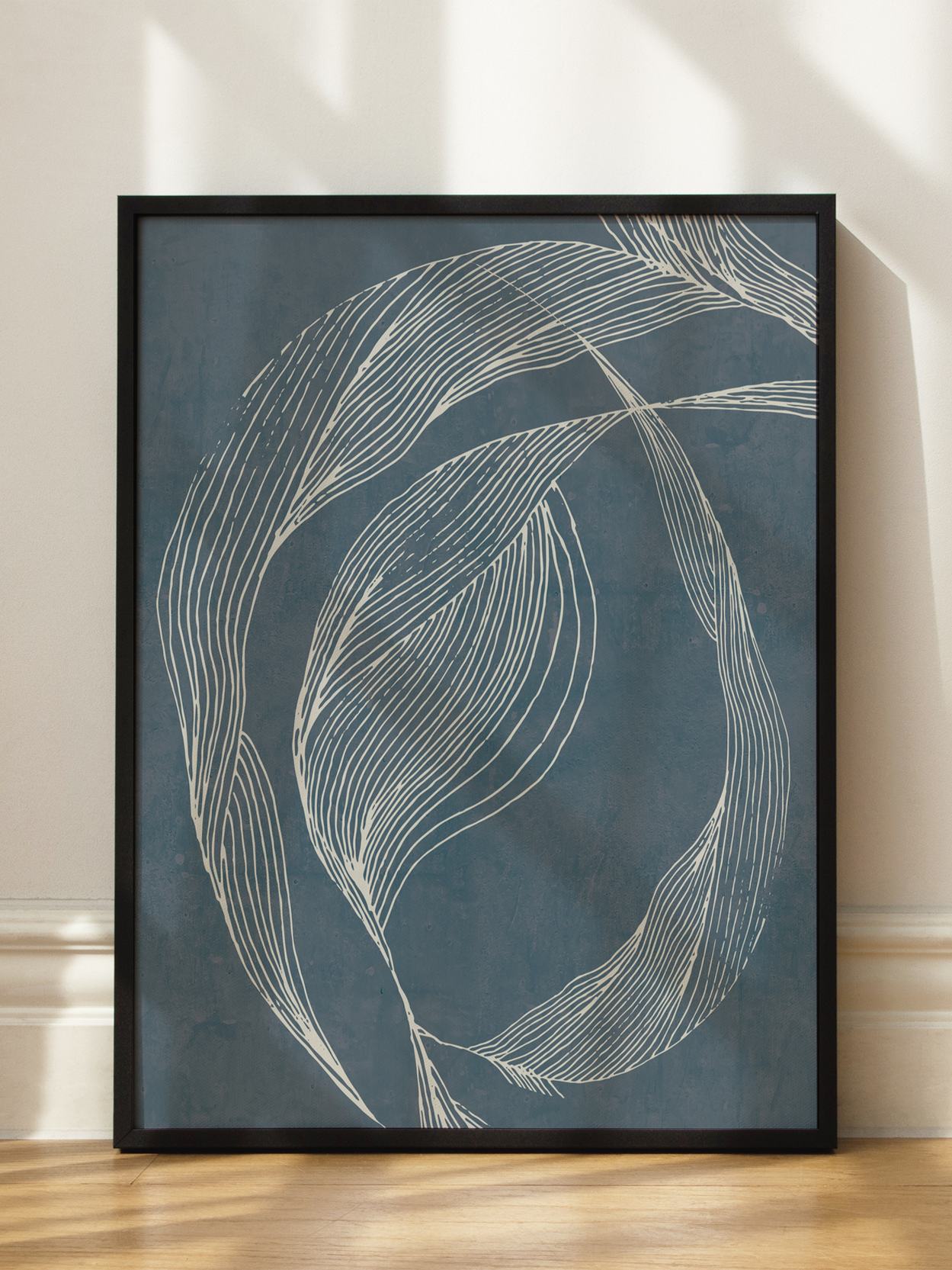 Graphic Leaves Poster