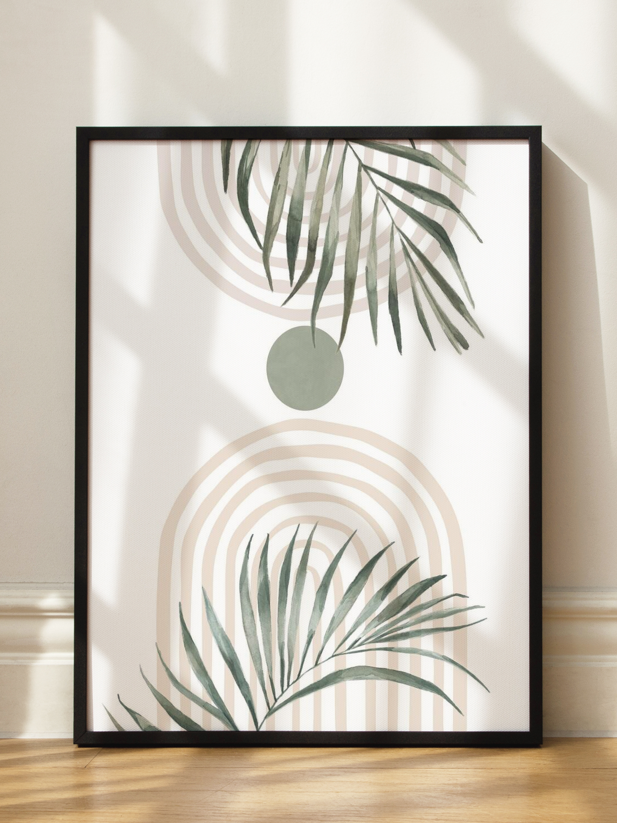Graphic Palm No1 Poster