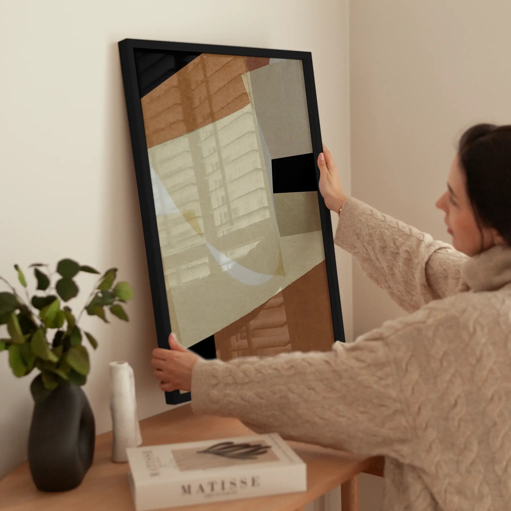 Graphic Paper wird aufgehängt