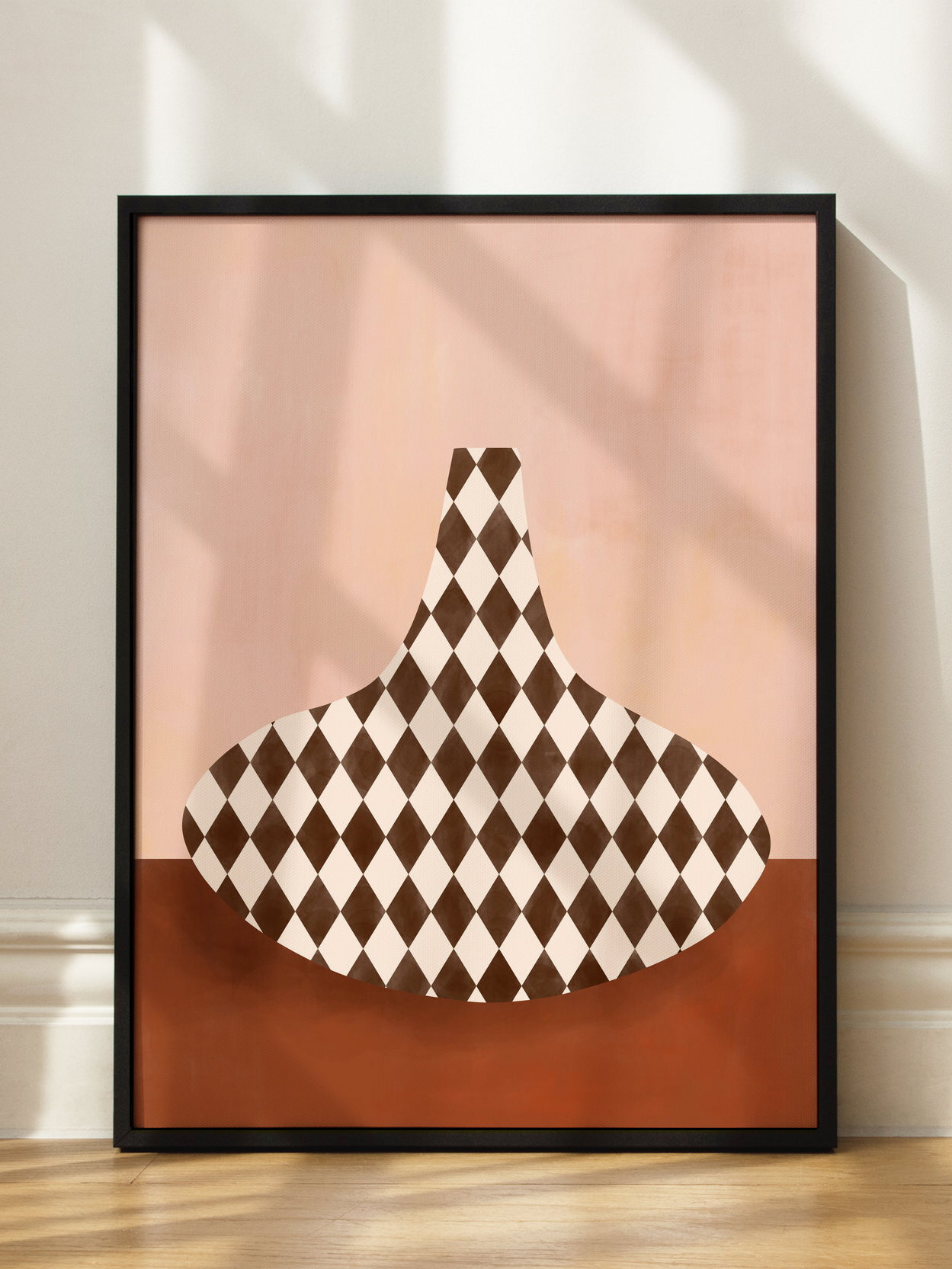 Graphic Patterned Vase