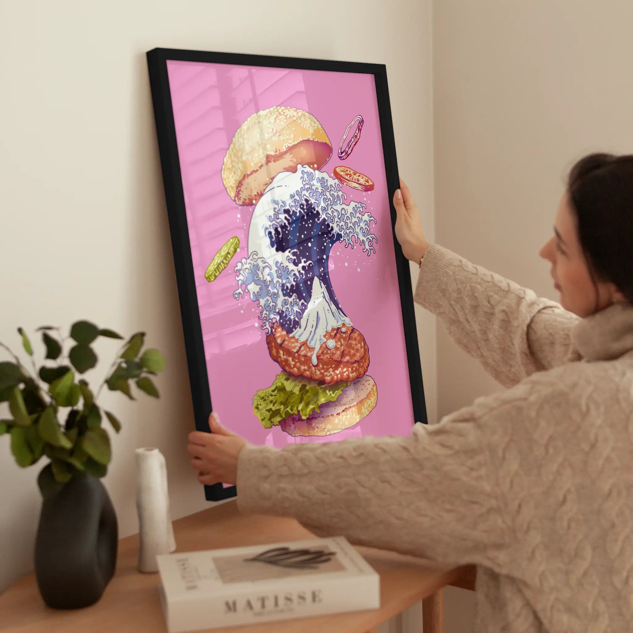 Great Burger Wave wird aufgehängt