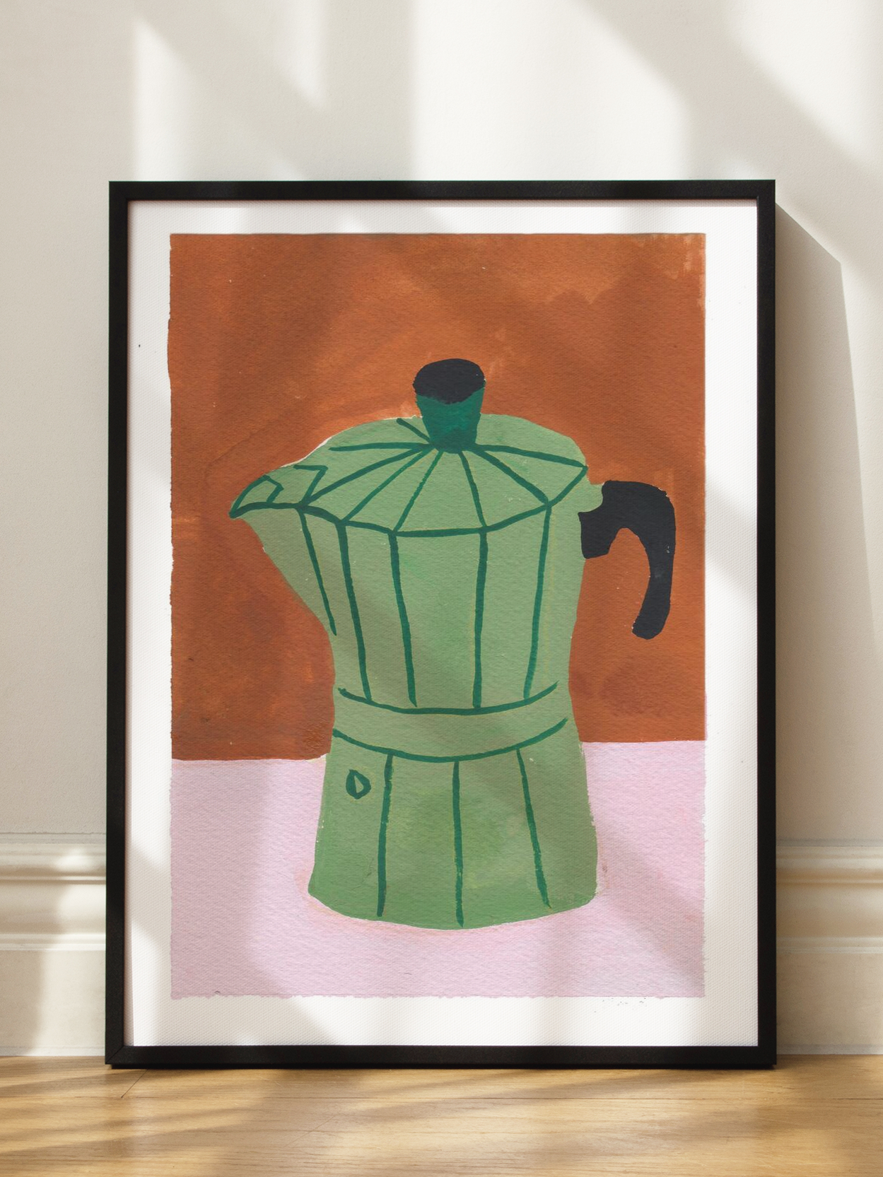 Green Coffee Pot