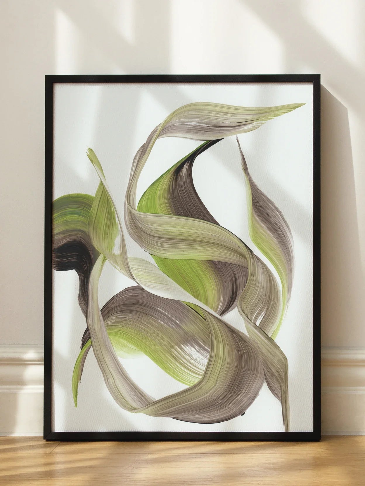 Green and Brown Strokes