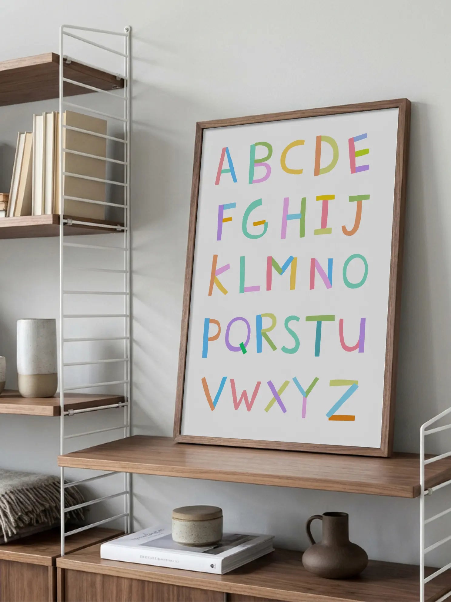 Hand Drawn Alphabet Poster