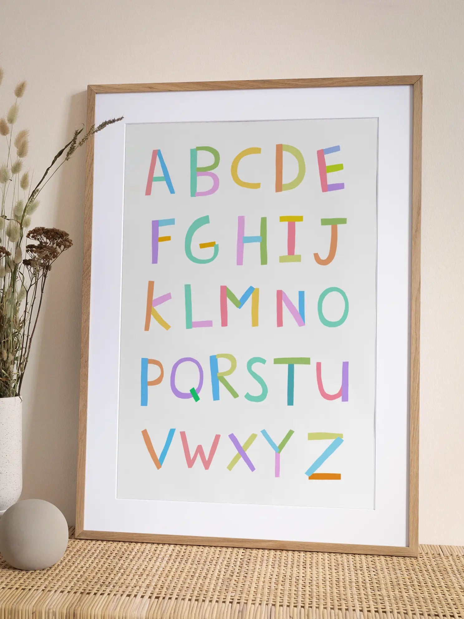 Hand Drawn Alphabet Poster