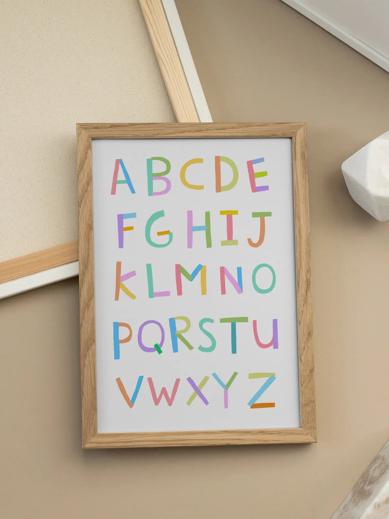 Hand Drawn Alphabet Poster