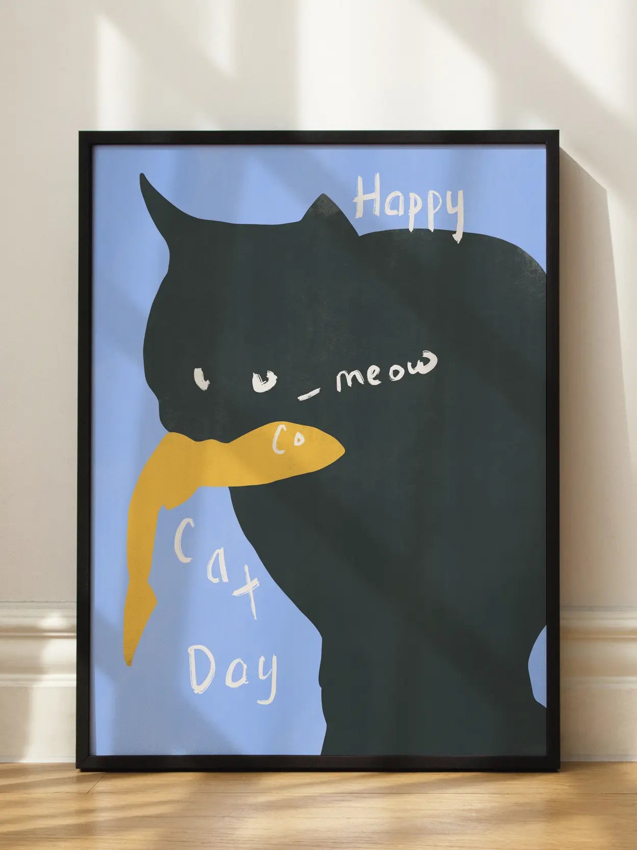 Happy Cat Day Poster