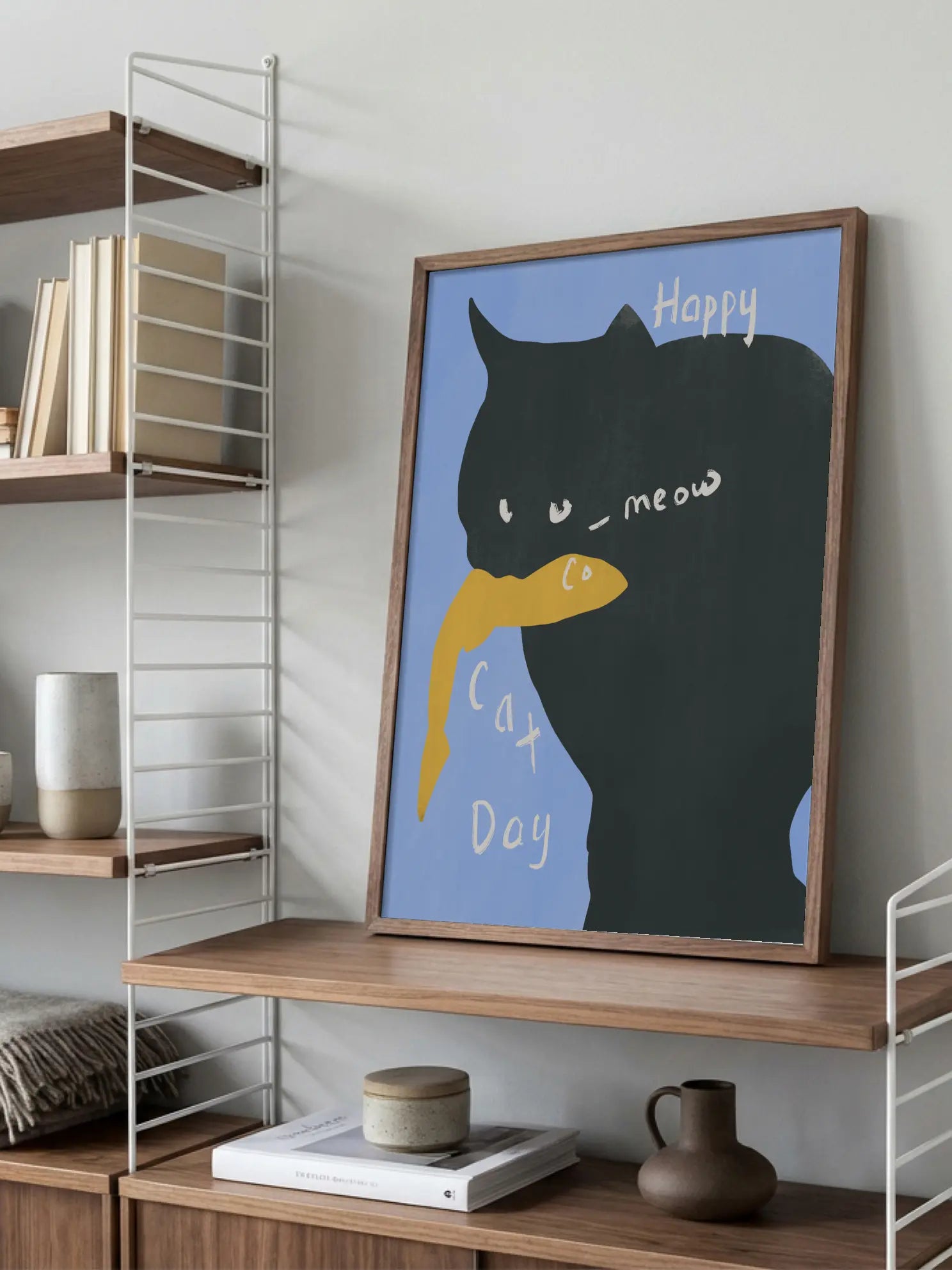 Happy Cat Day Poster