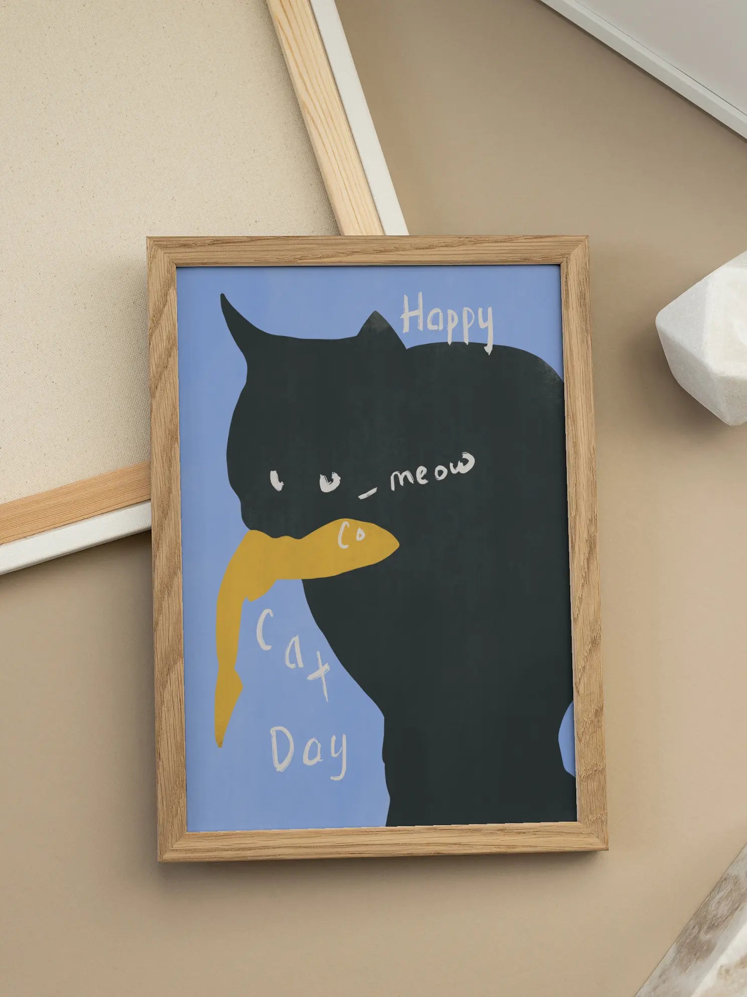 Happy Cat Day Poster